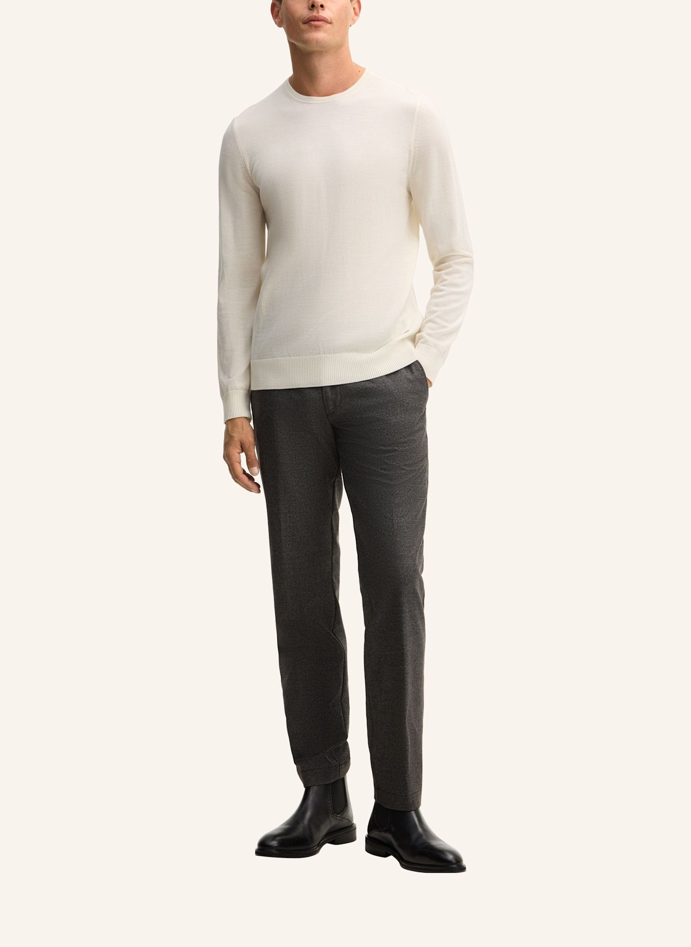 JOOP! Stoffhose Slim Fit: SCHWARZ