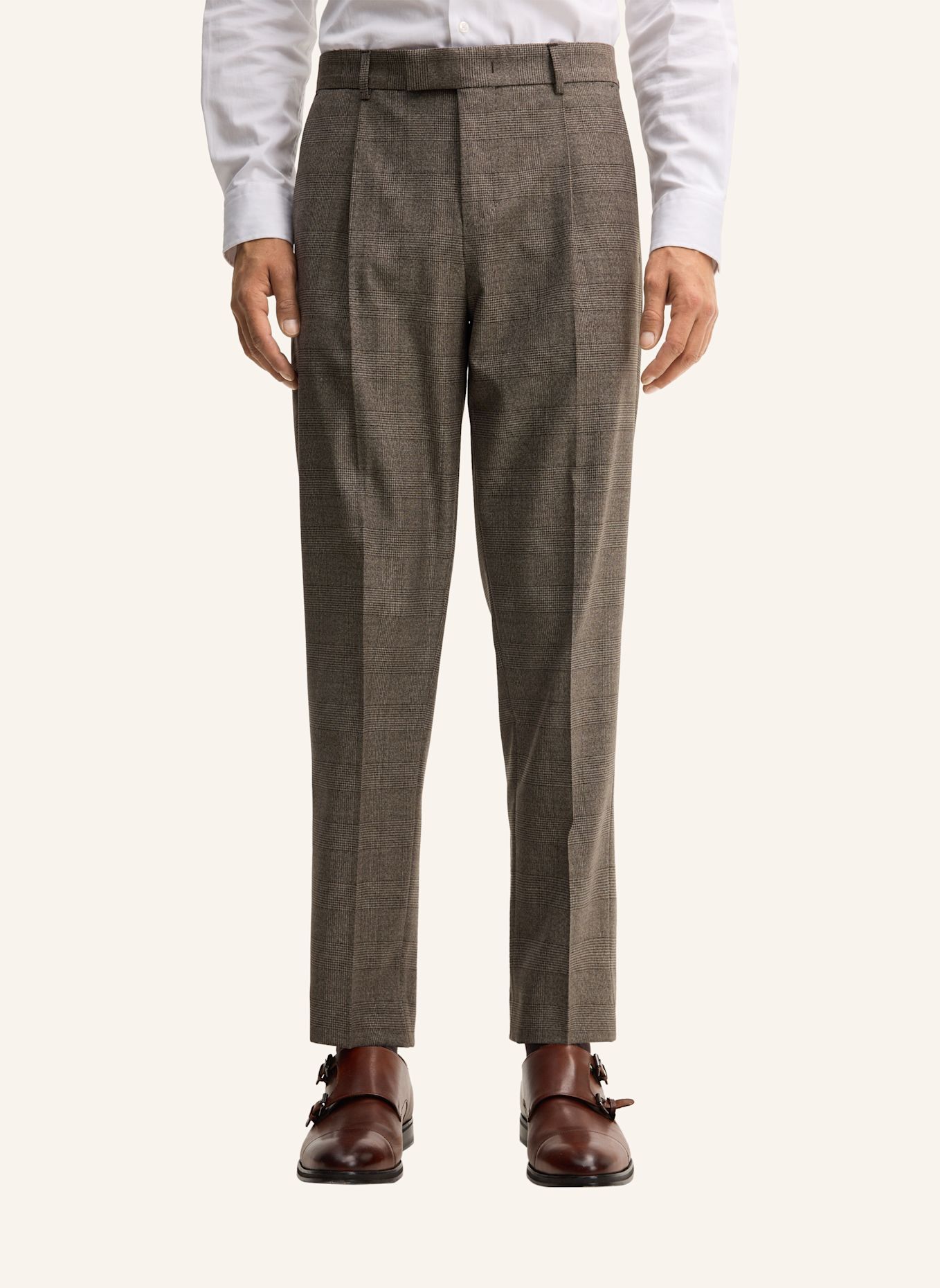 JOOP! Anzughose Regular Fit: HELLBRAUN
