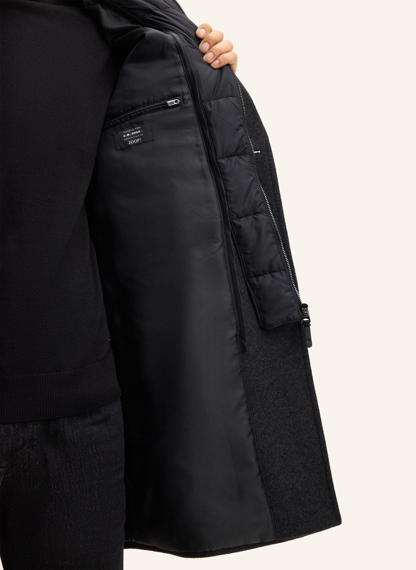 JOOP! Mantel: GRAU