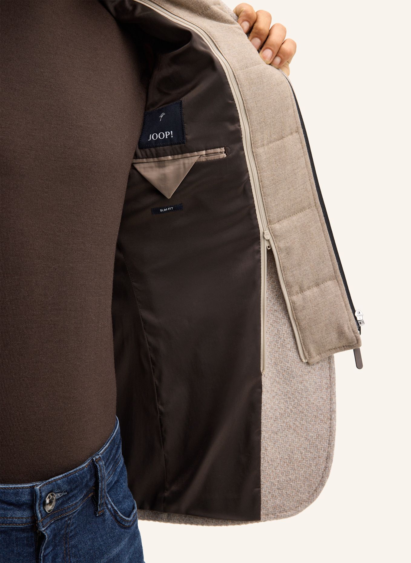 JOOP! Sakko Slim Fit: BEIGE