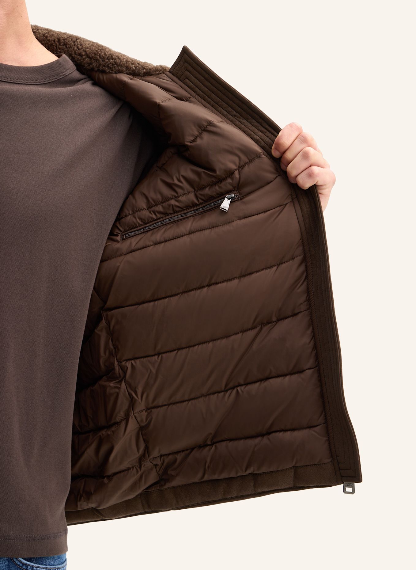 JOOP! JEANS Jacke: DUNKELBRAUN