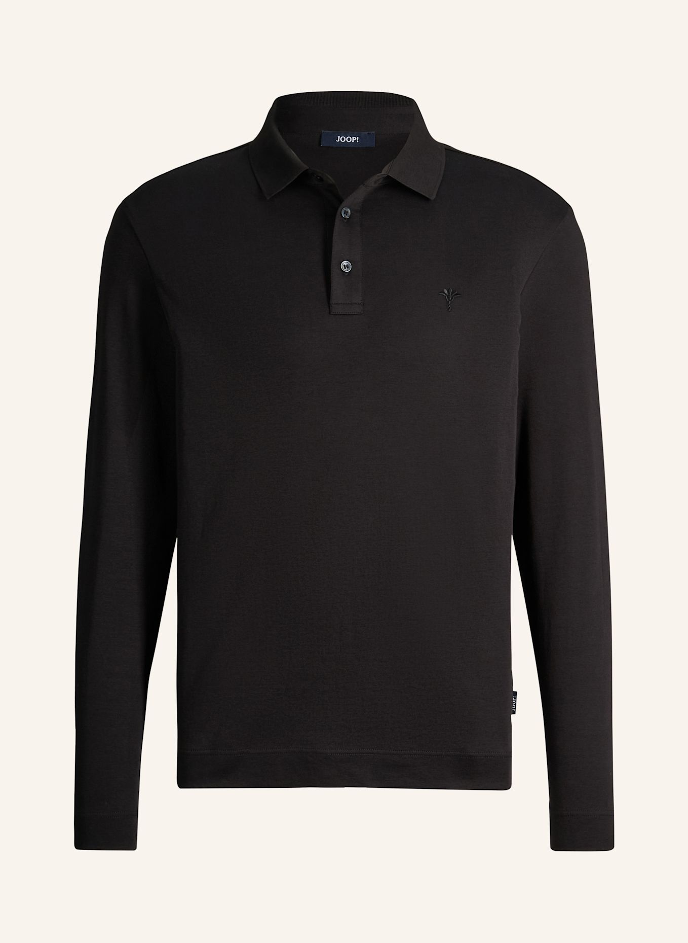 JOOP! Langarm-Poloshirt Modern Fit: SCHWARZ