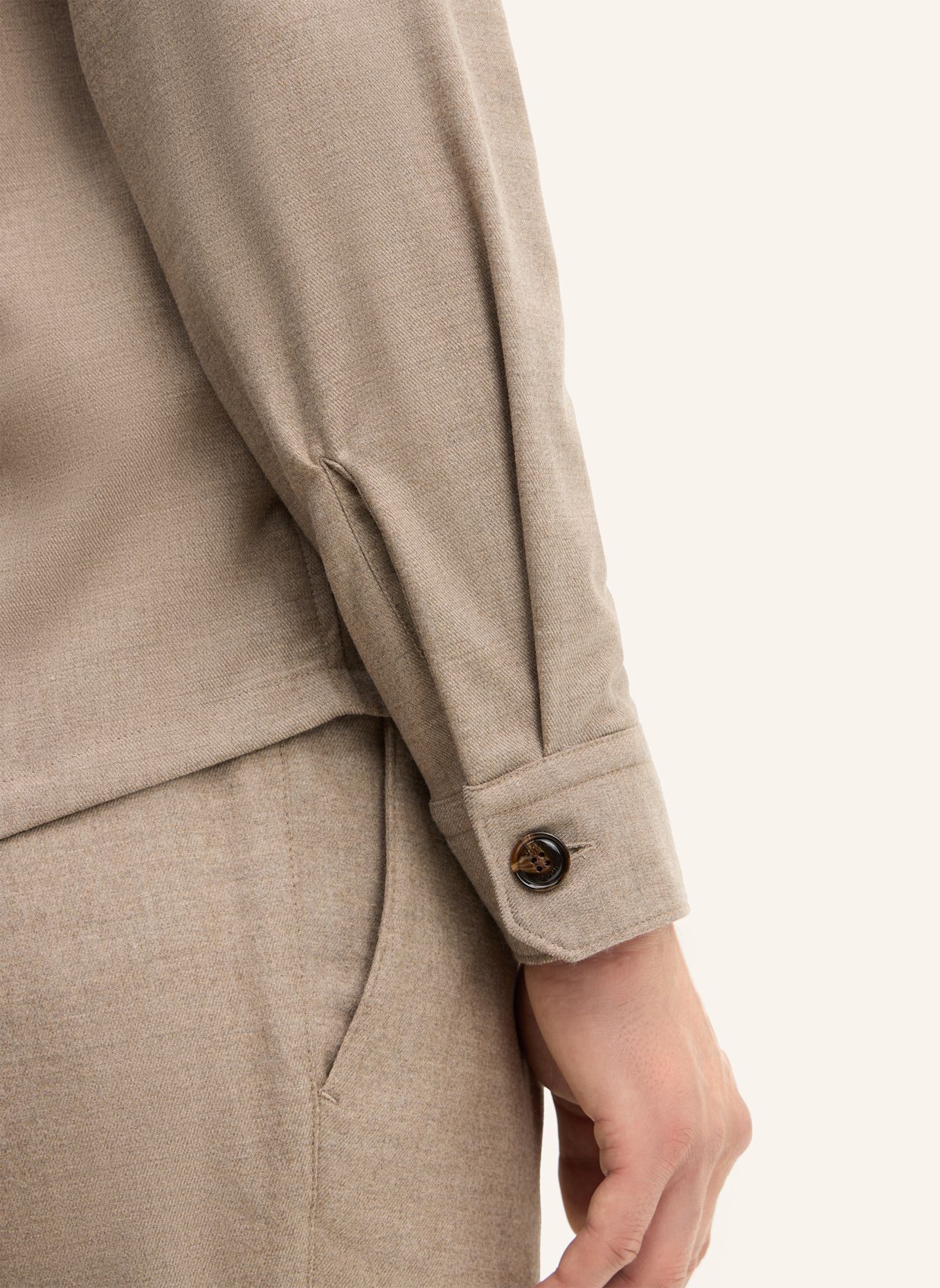 JOOP! Hemdjacke Shaped Fit: BEIGE