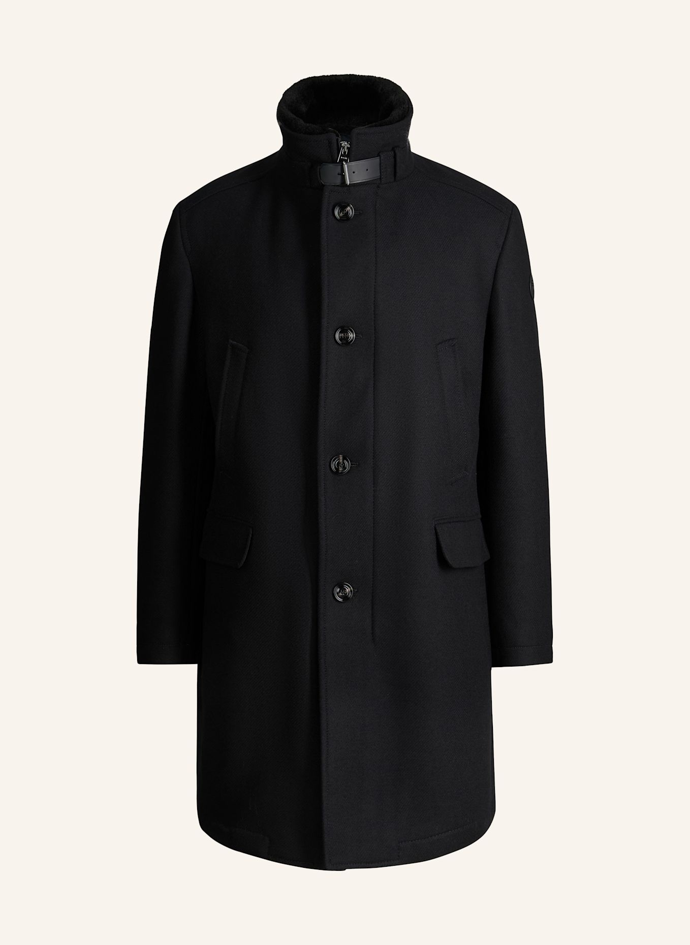 JOOP! Mantel aus Wollmix: SCHWARZ