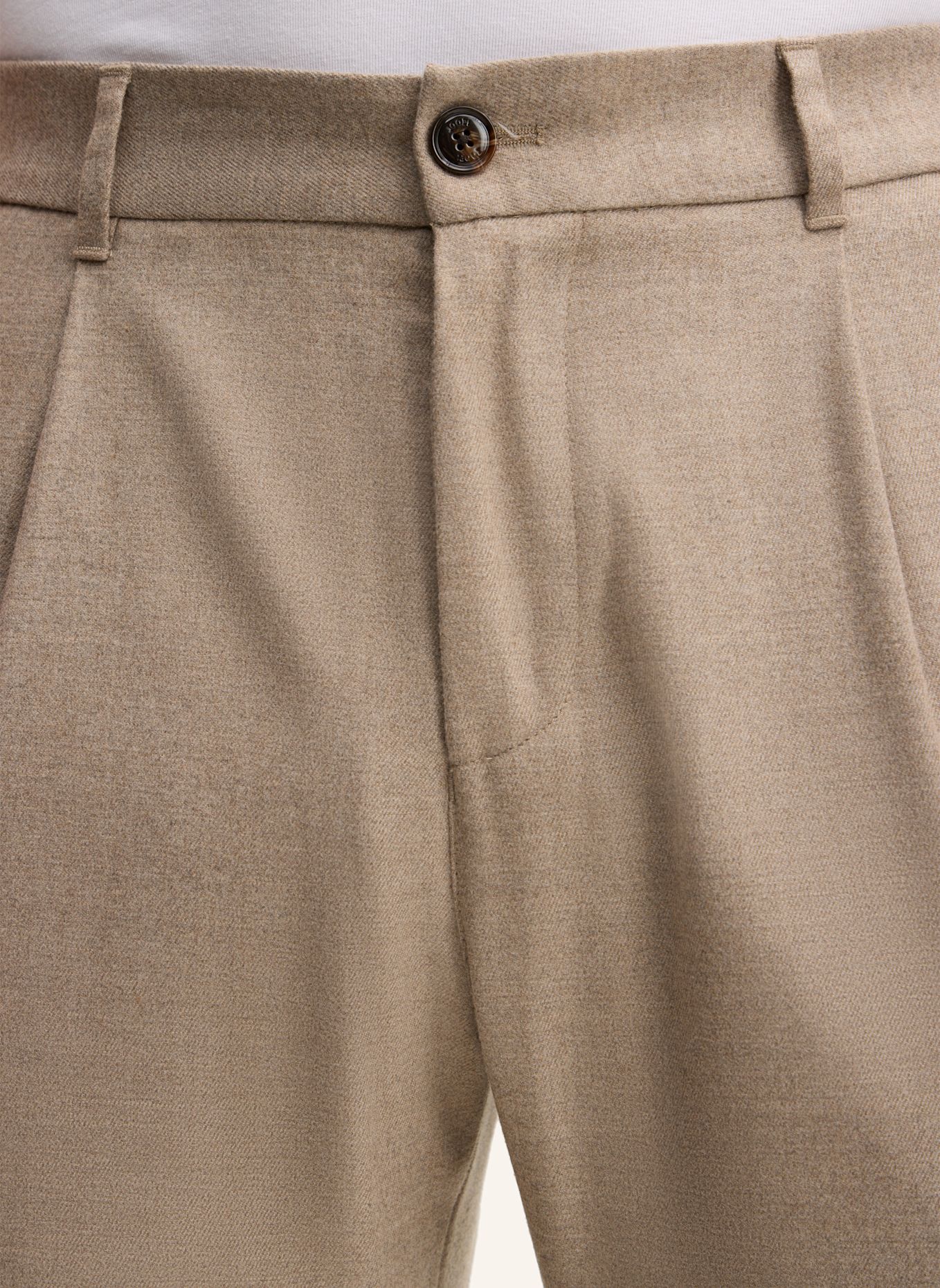 JOOP! Bundfaltenhose Regular Fit: BEIGE