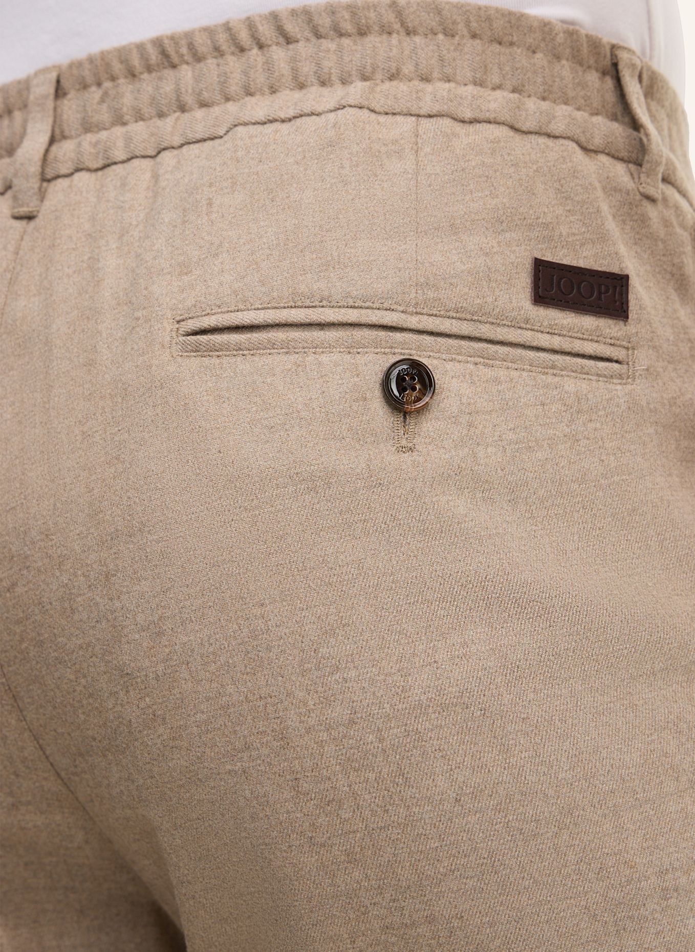 JOOP! Bundfaltenhose Regular Fit: BEIGE