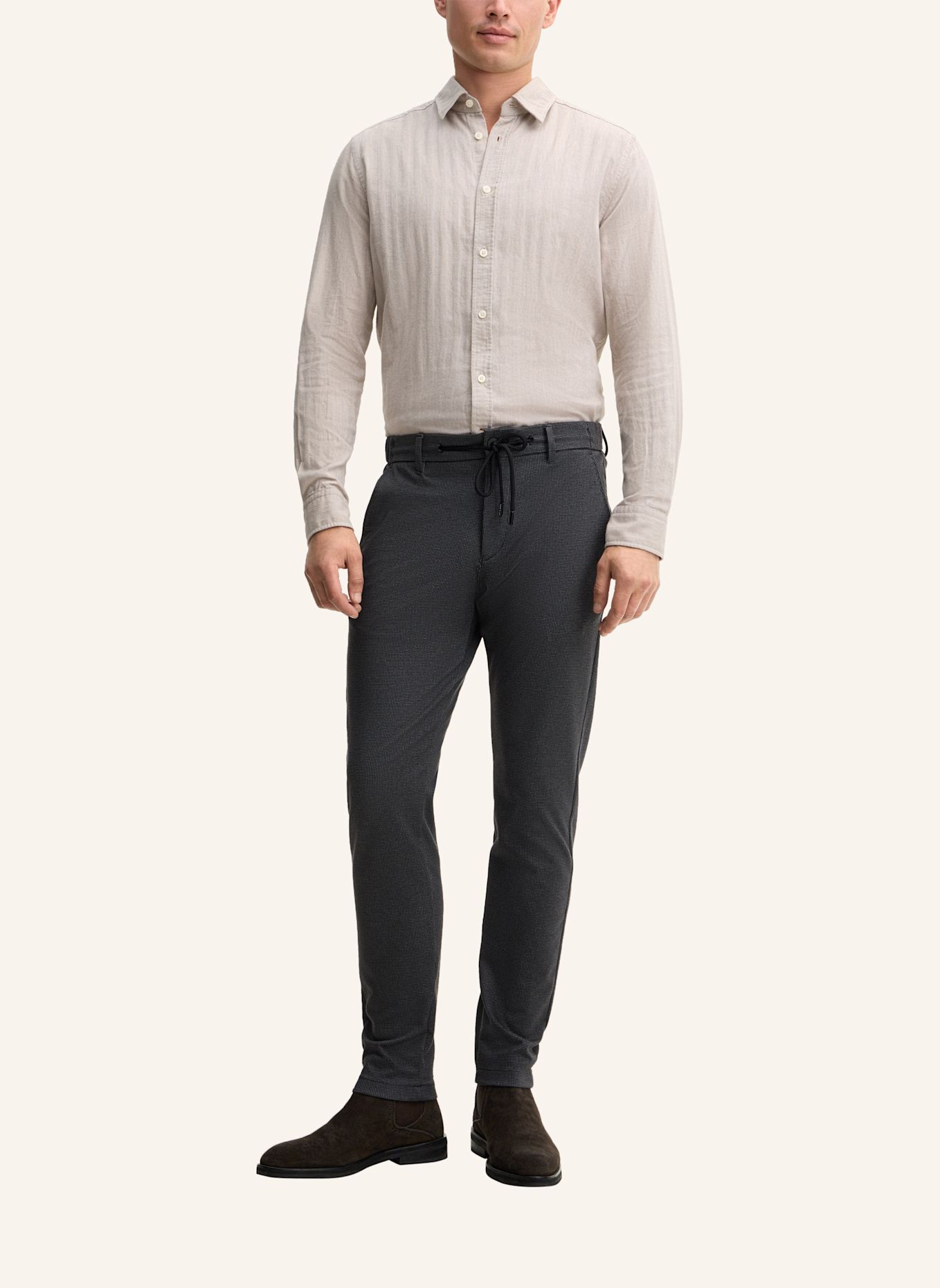JOOP! JEANS Chino aus Viskosemix Modern Fit: GRAU