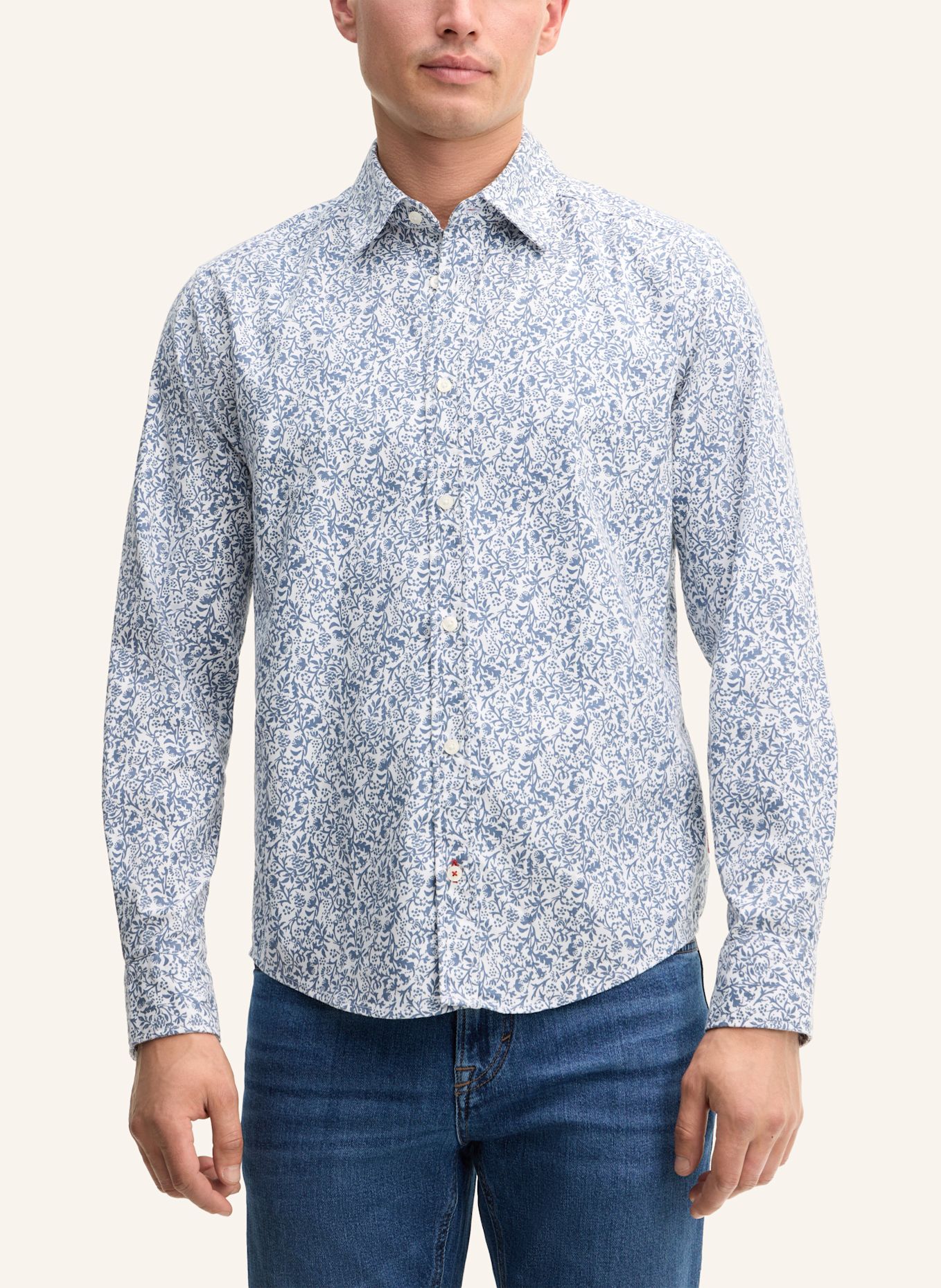 JOOP! JEANS Hemd Regular Fit: WEISS