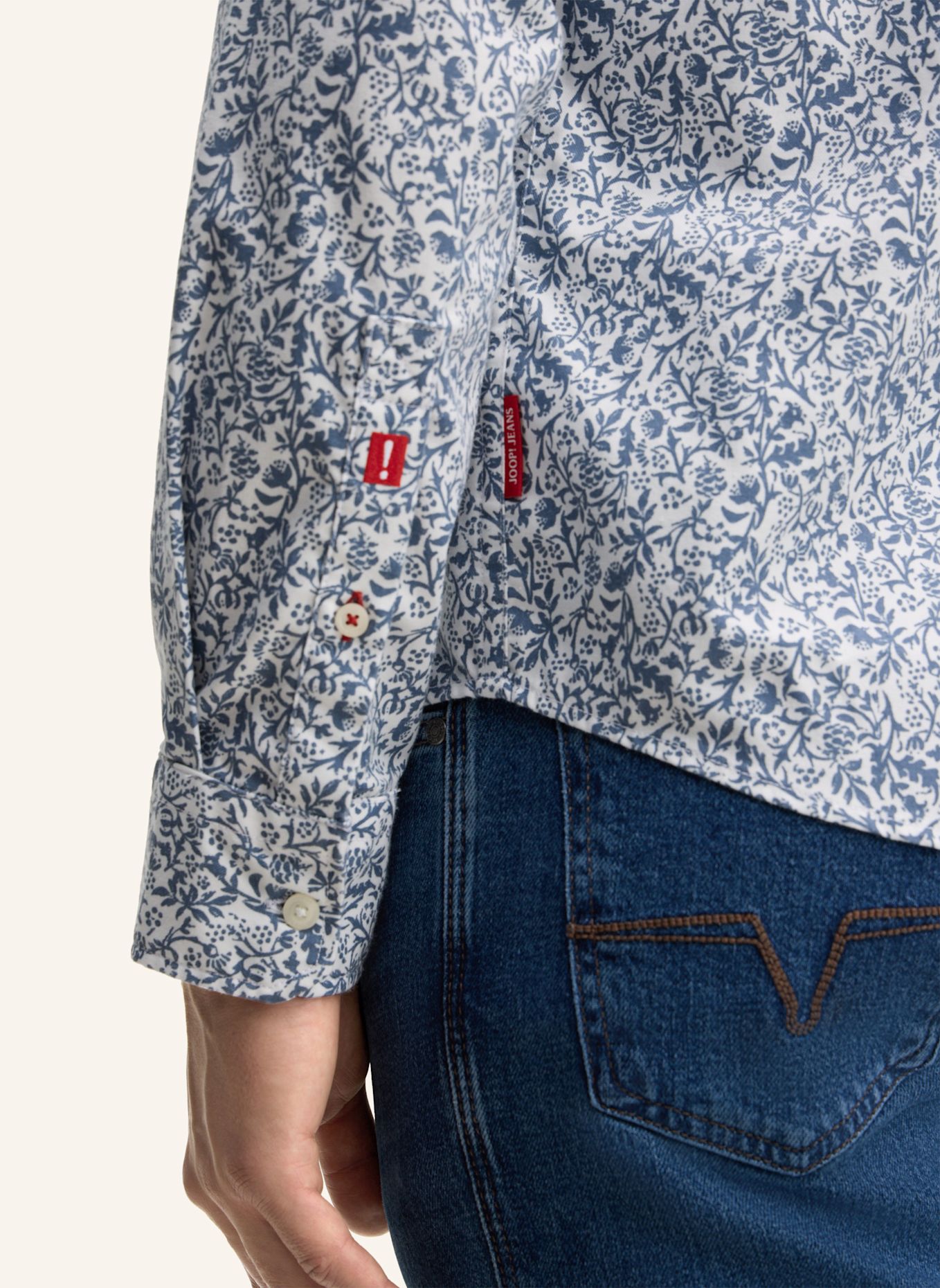 JOOP! JEANS Hemd Regular Fit: WEISS
