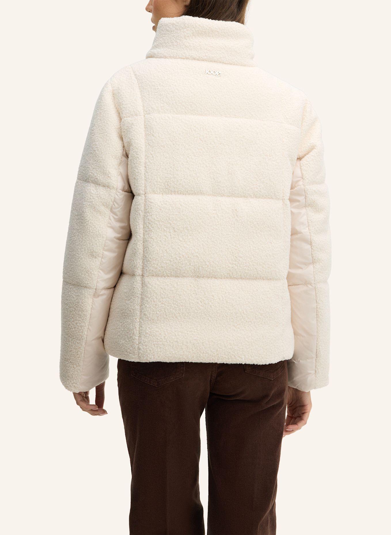 JOOP! Bouclé-Jacke: WEISS