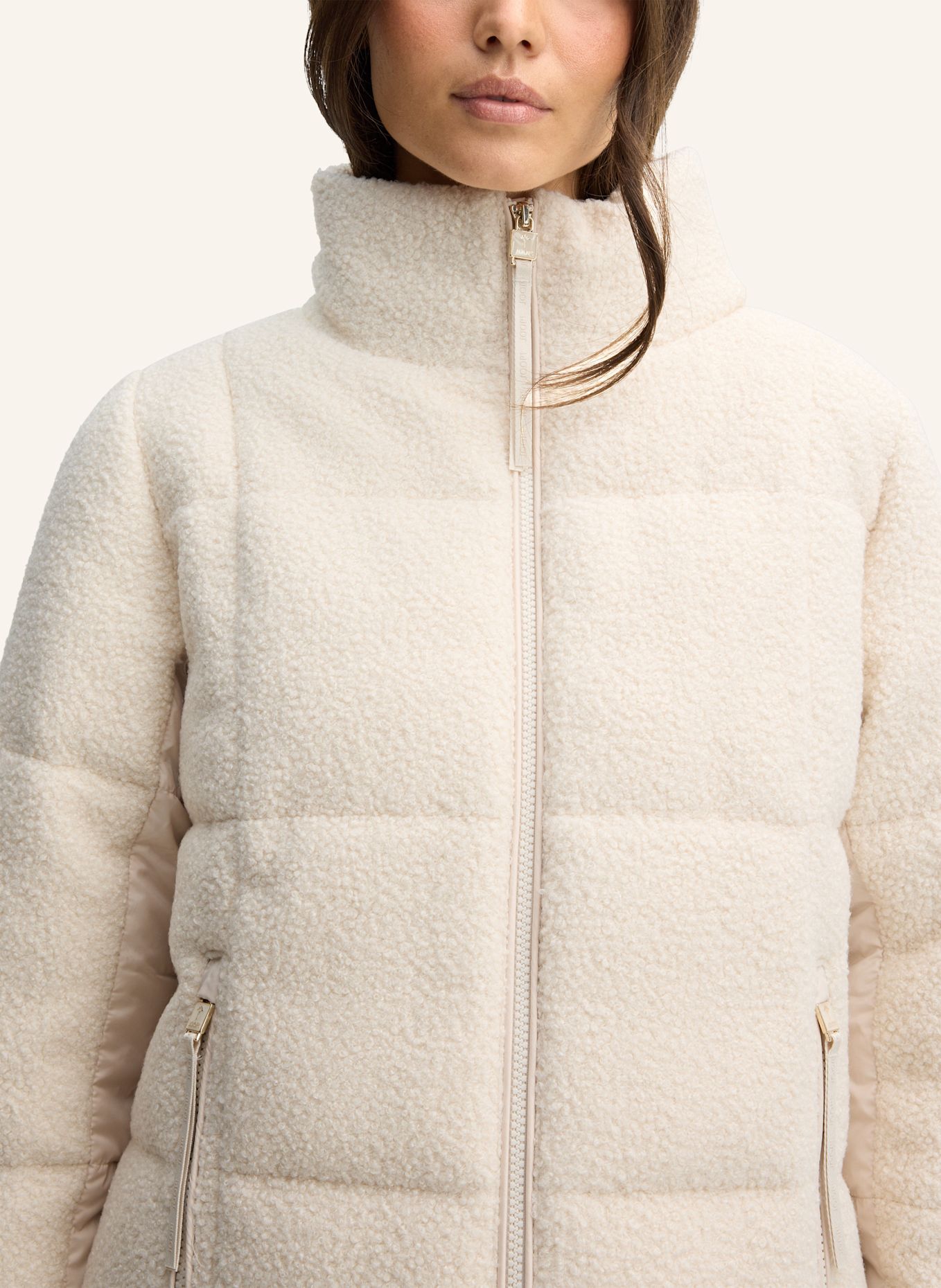 JOOP! Bouclé-Jacke: WEISS
