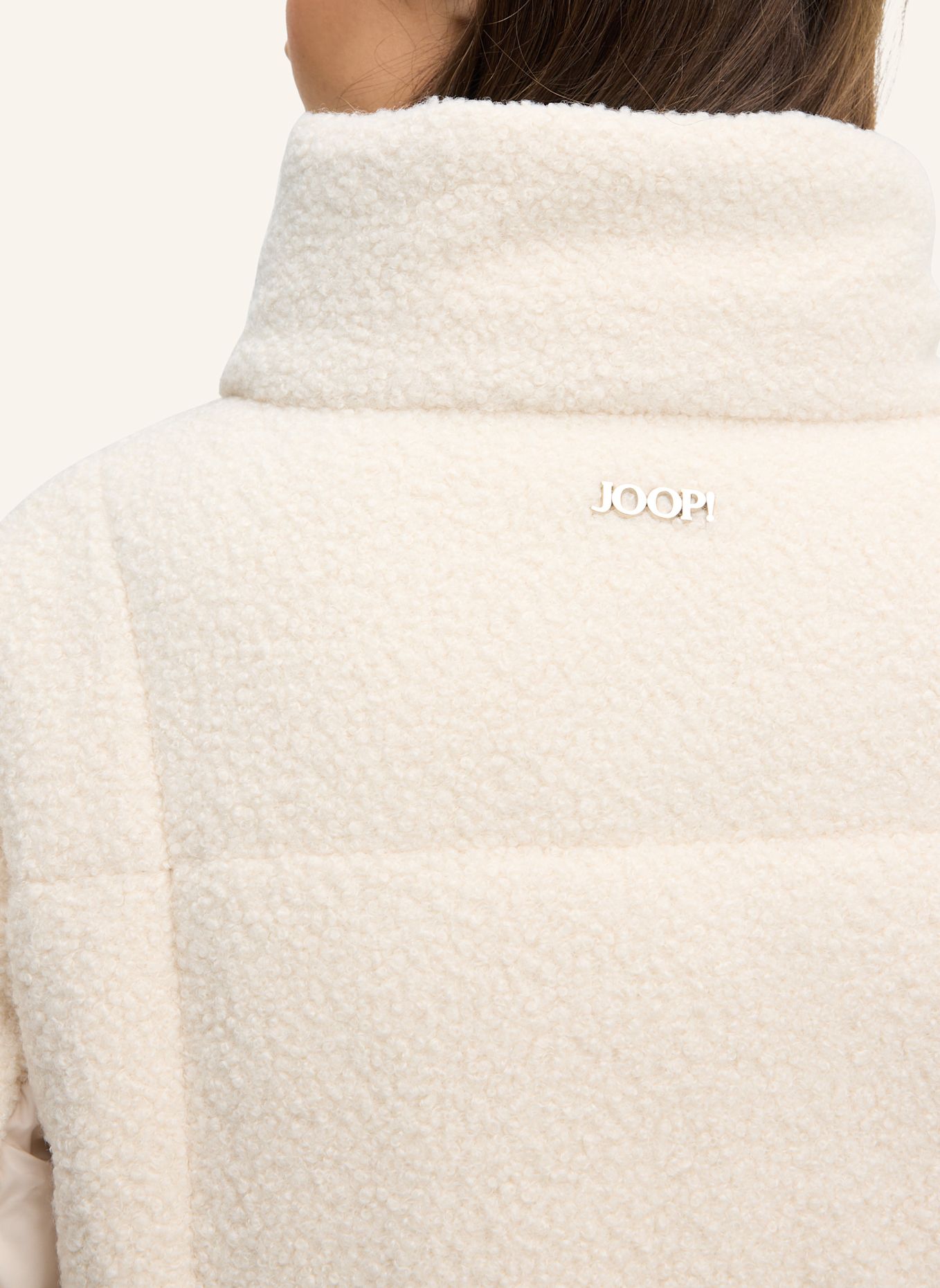 JOOP! Bouclé-Jacke: WEISS