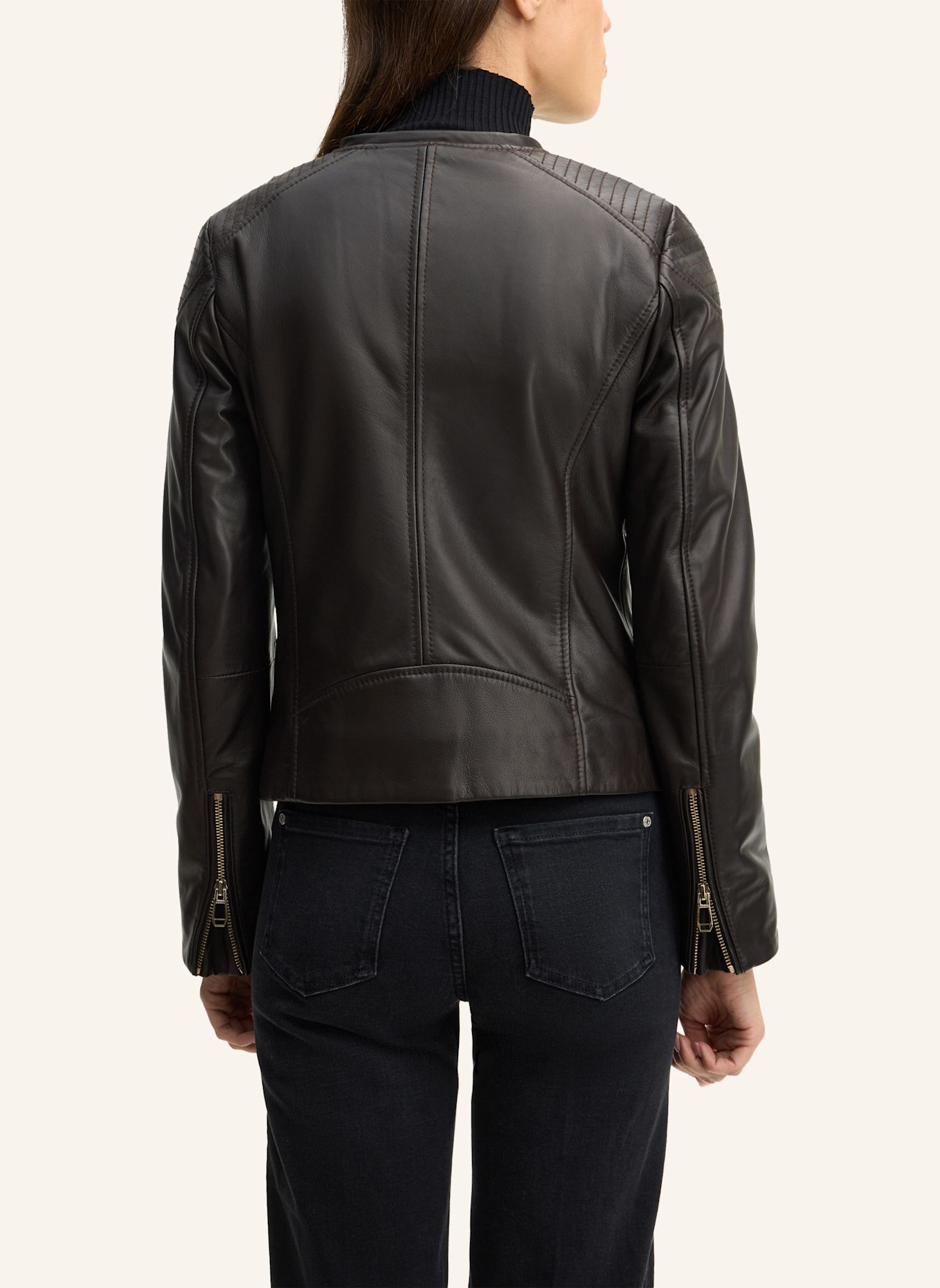 JOOP! Lederjacke: DUNKELBRAUN