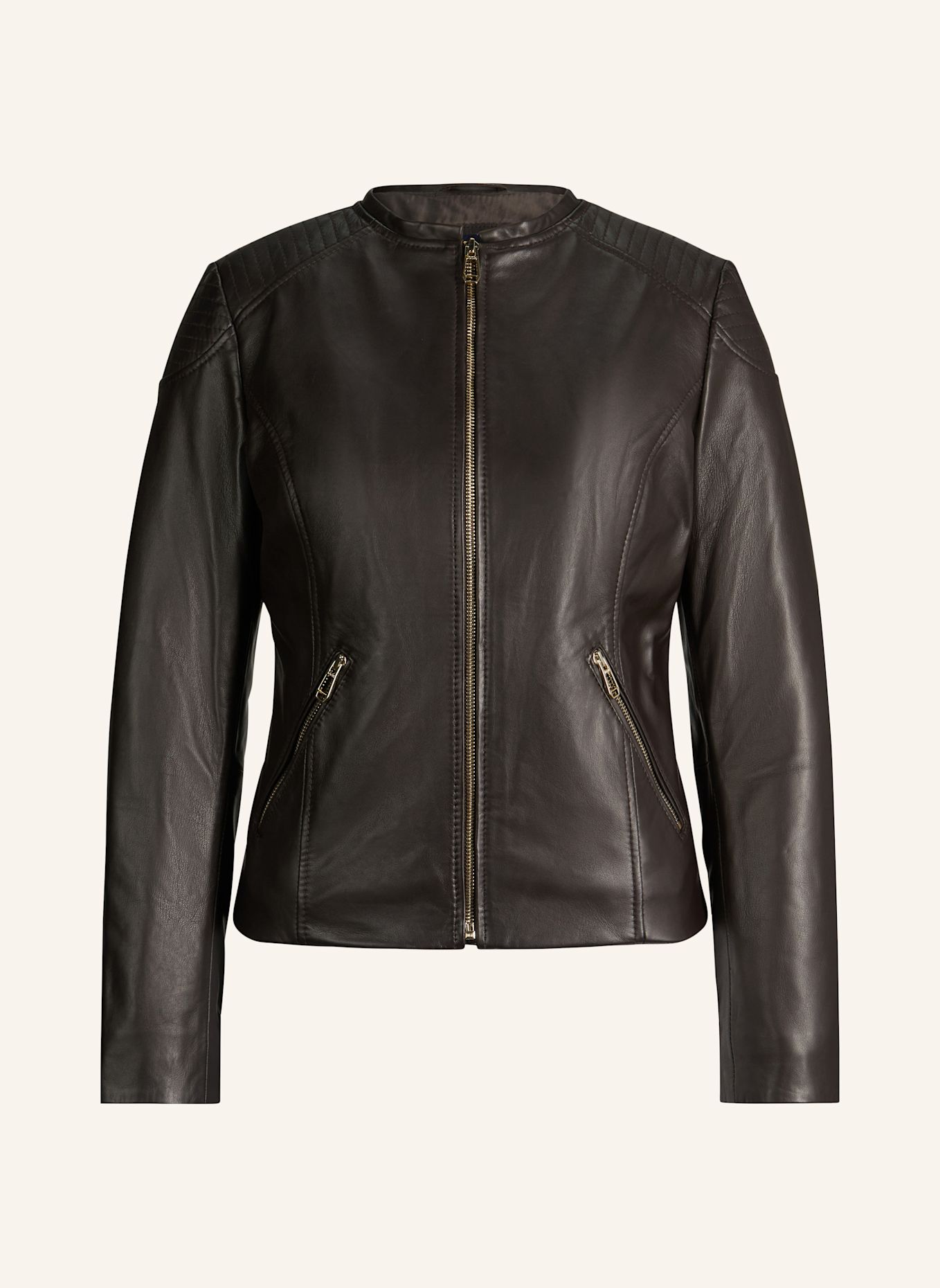 JOOP! Lederjacke: DUNKELBRAUN