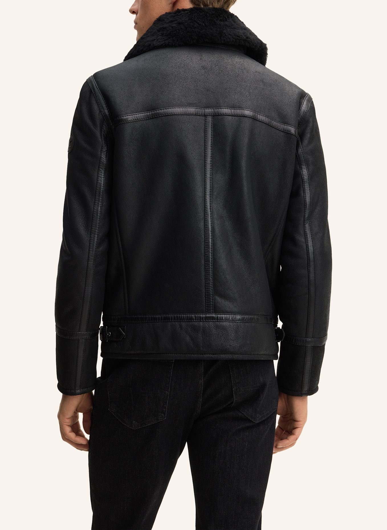 JOOP! Lederjacke: SCHWARZ