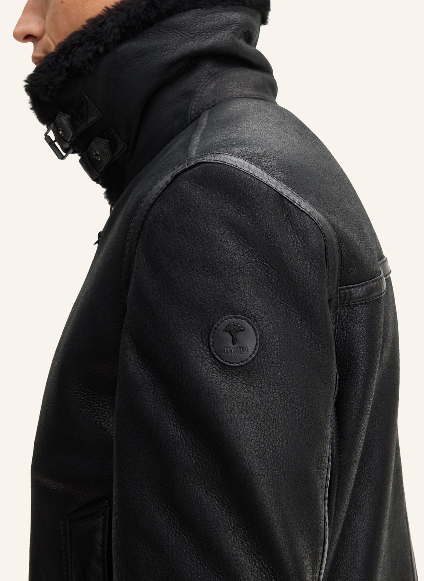 JOOP! Lederjacke: SCHWARZ