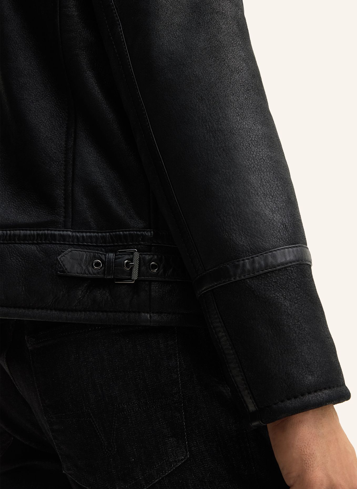 JOOP! Lederjacke: SCHWARZ