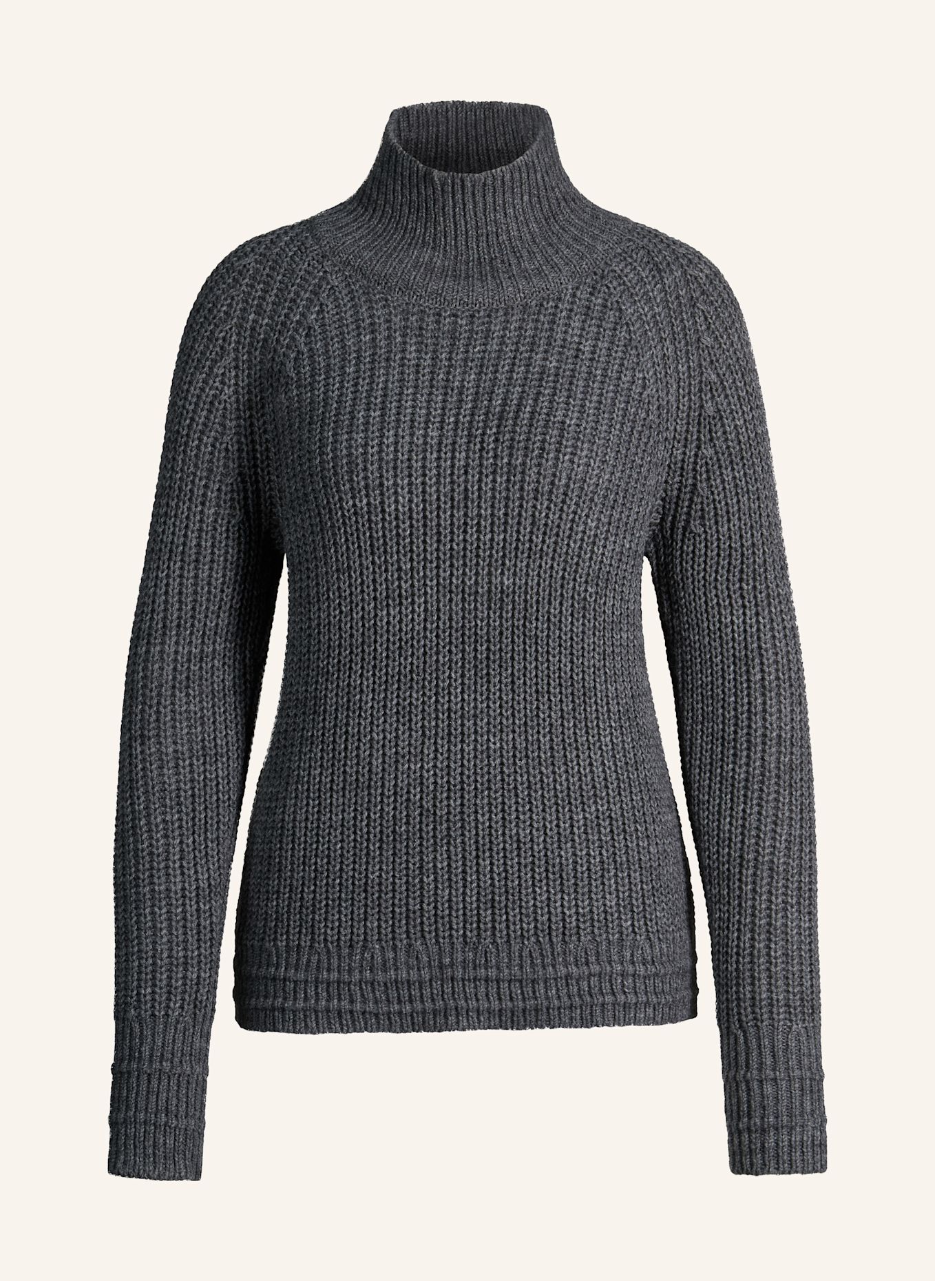 JOOP! JEANS Wollmix-Pullover: DUNKELGRAU