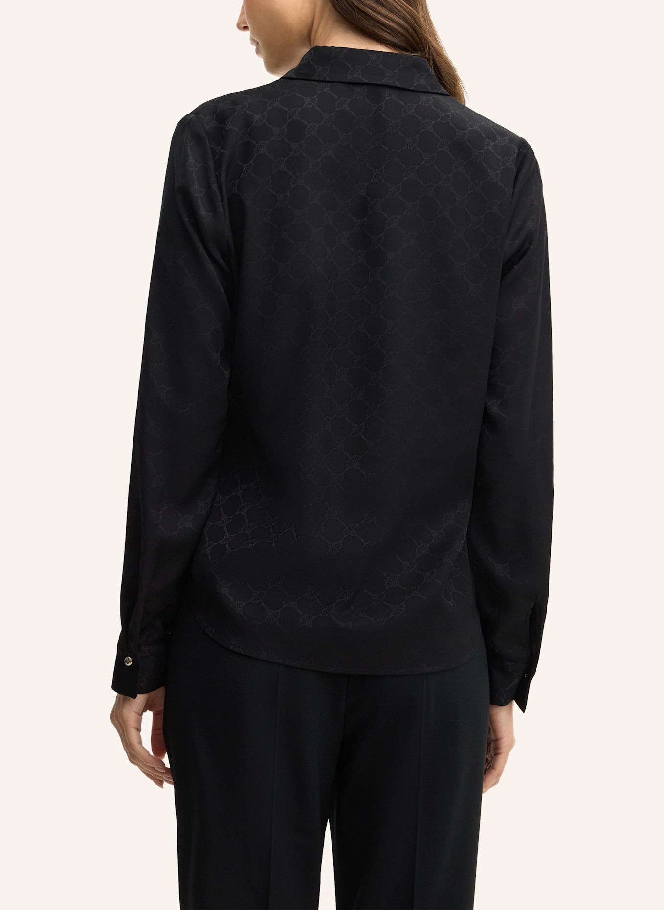 JOOP! Hemdbluse BLISS aus Jacquard: SCHWARZ