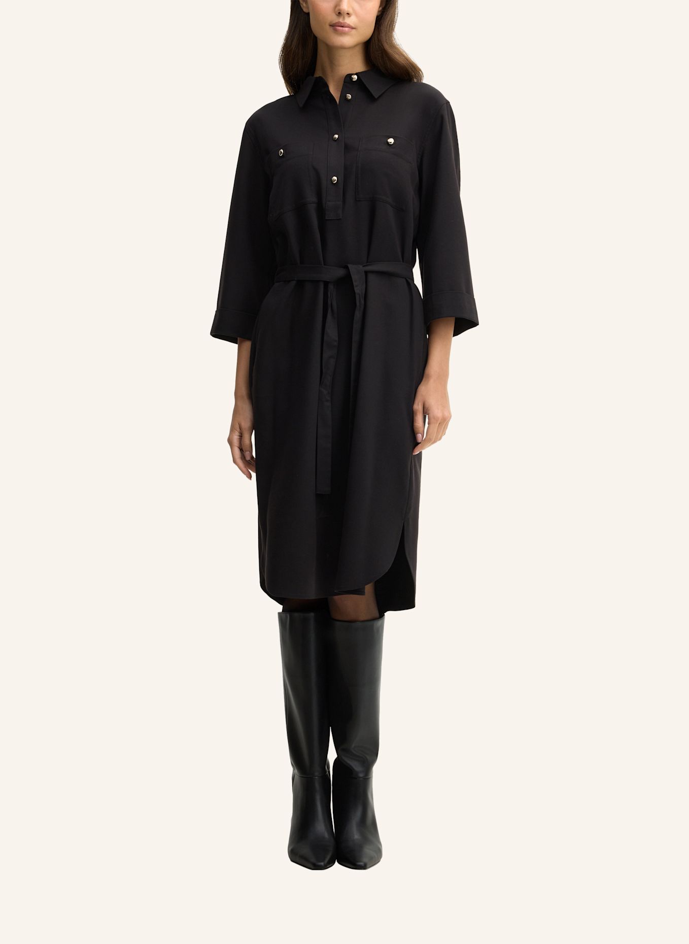 JOOP! Hemdblusenkleid: SCHWARZ