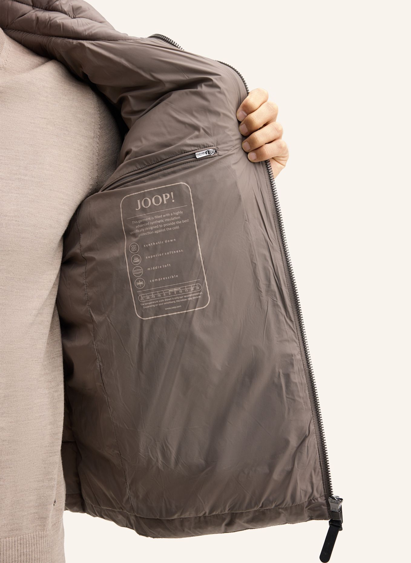 JOOP! Steppjacke: TAUPE