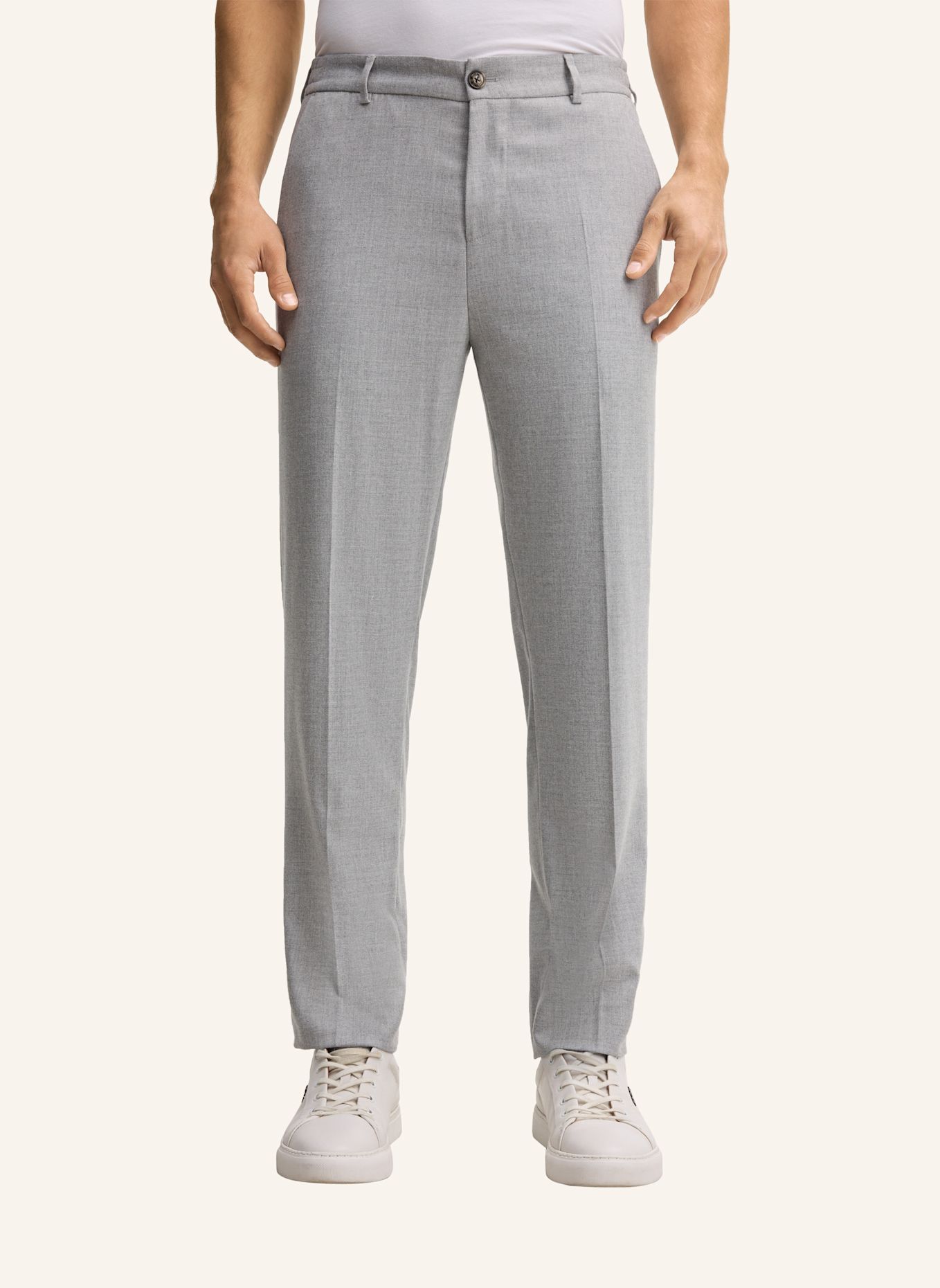 JOOP! Anzughose Regular Fit: HELLGRAU