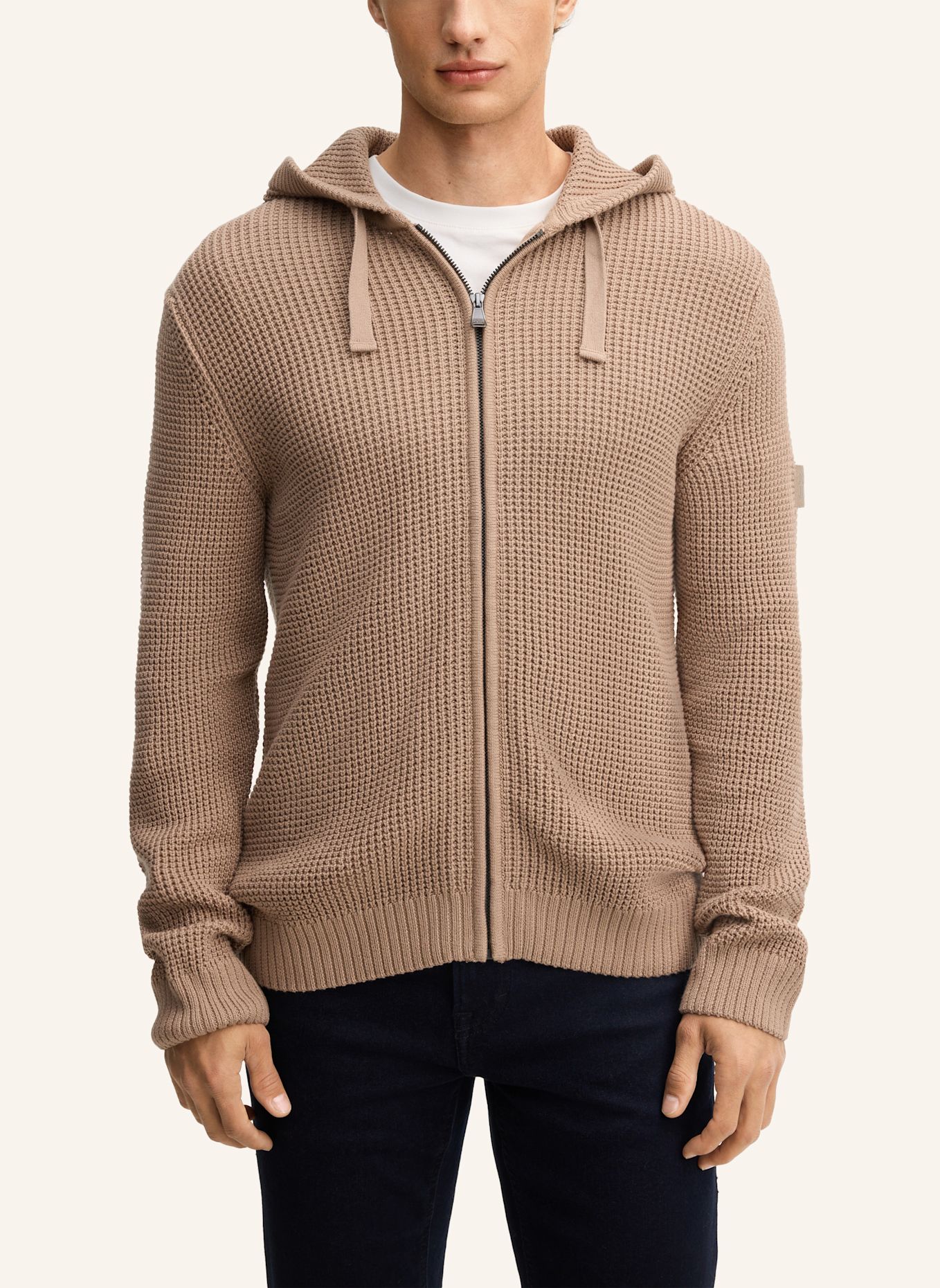 JOOP! JEANS Strickjacke: BRAUN