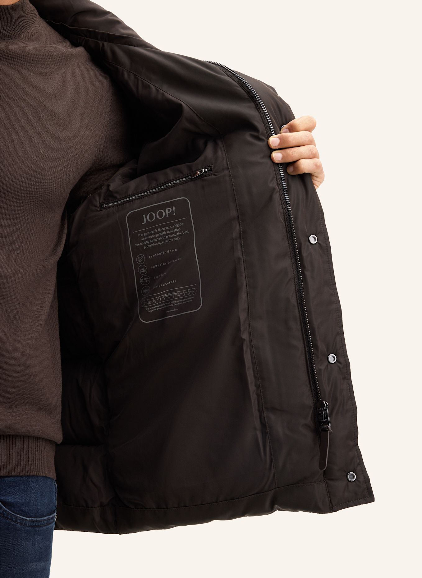 JOOP! Steppjacke: DUNKELBRAUN