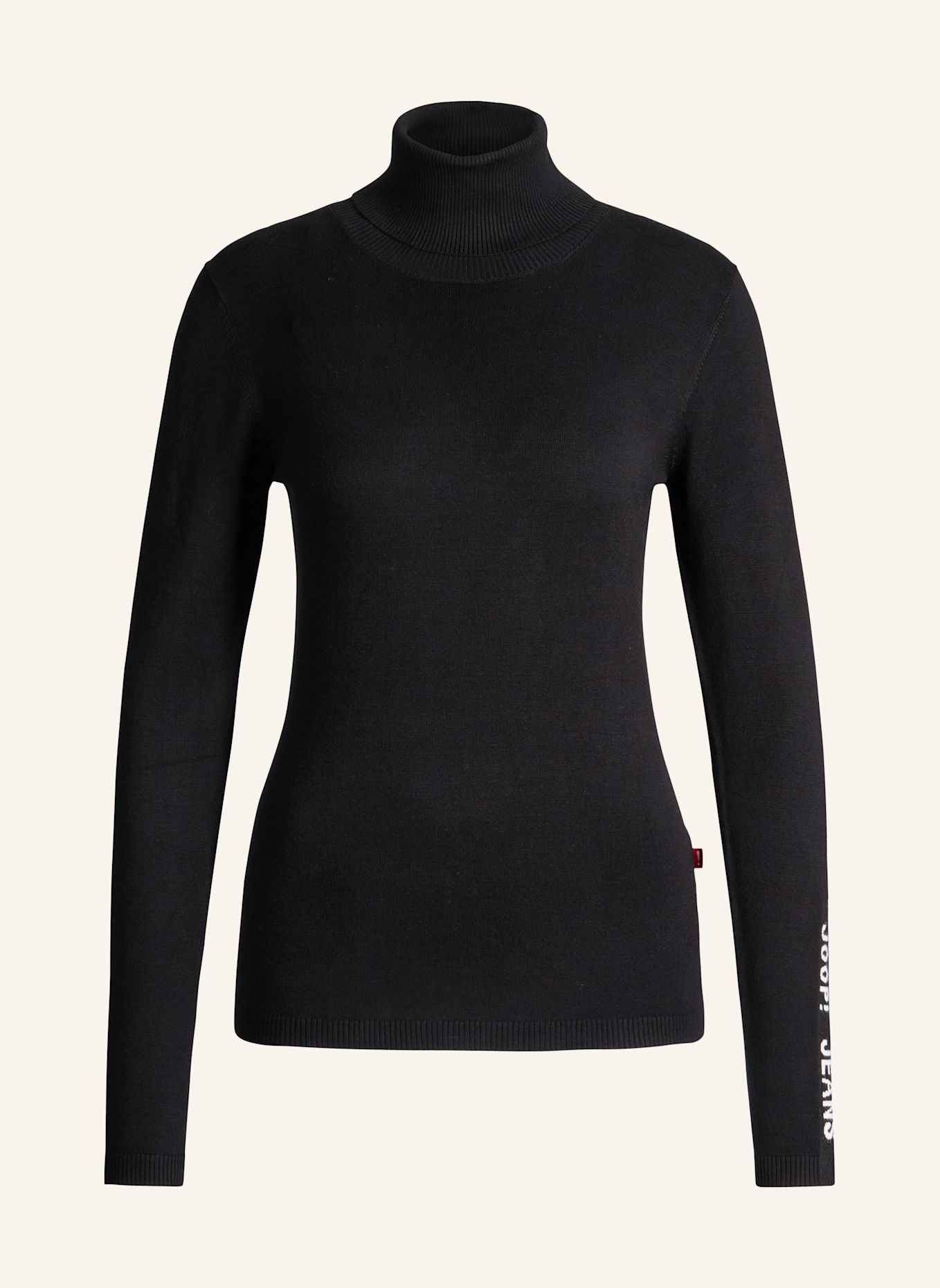 JOOP! JEANS Rollkragen-Pullover: SCHWARZ