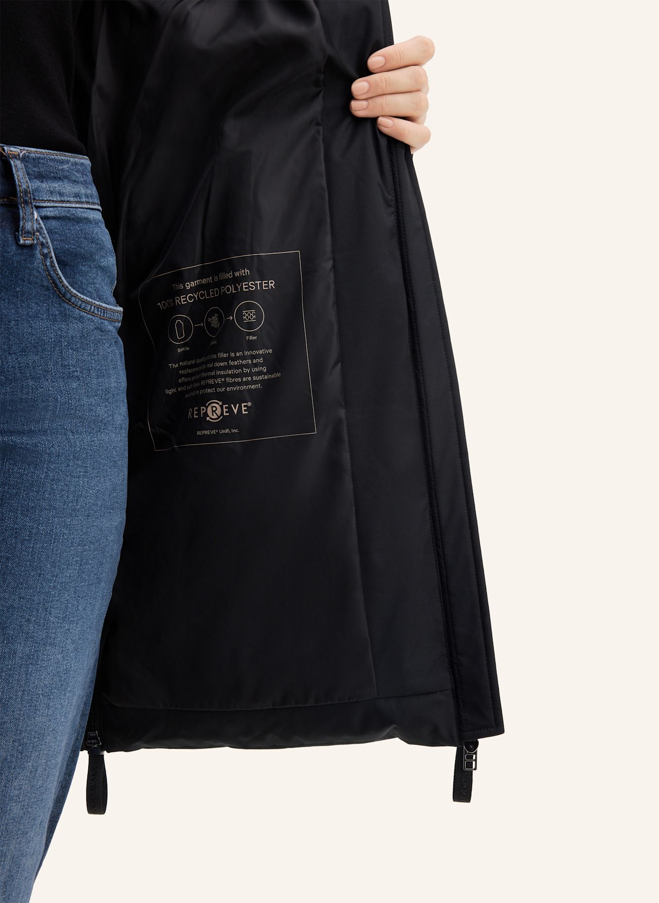 JOOP! JEANS Parka: SCHWARZ