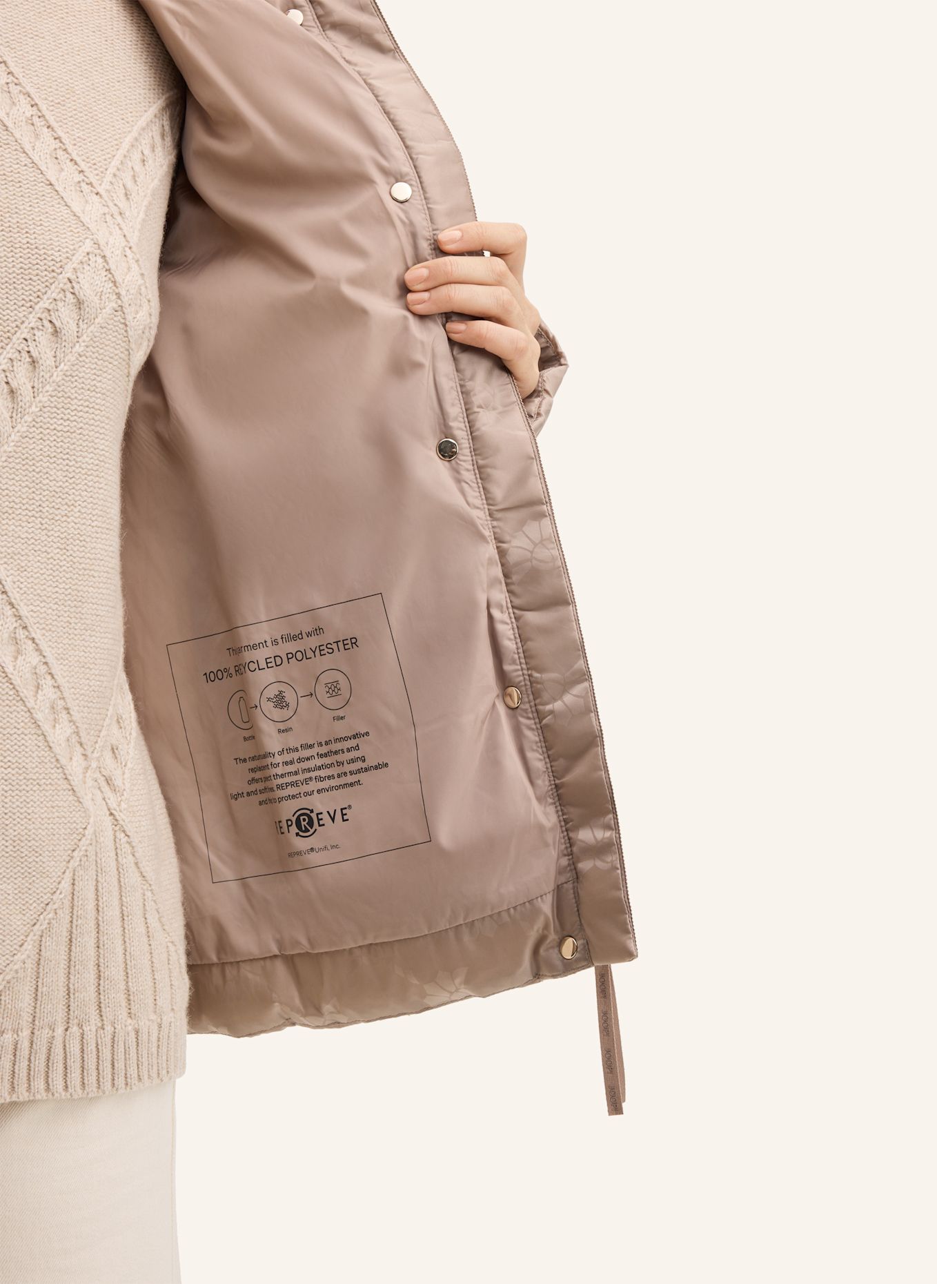 JOOP! Steppjacke: BEIGE