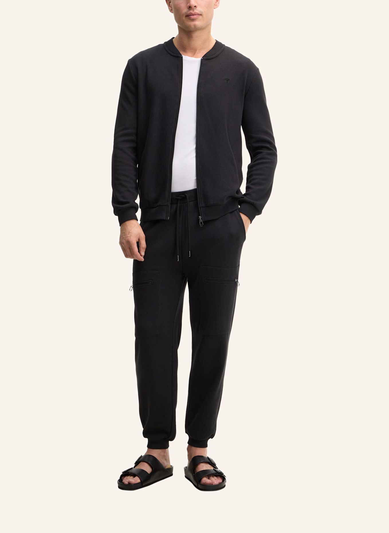 JOOP! Loungewear Sweatjacke: SCHWARZ