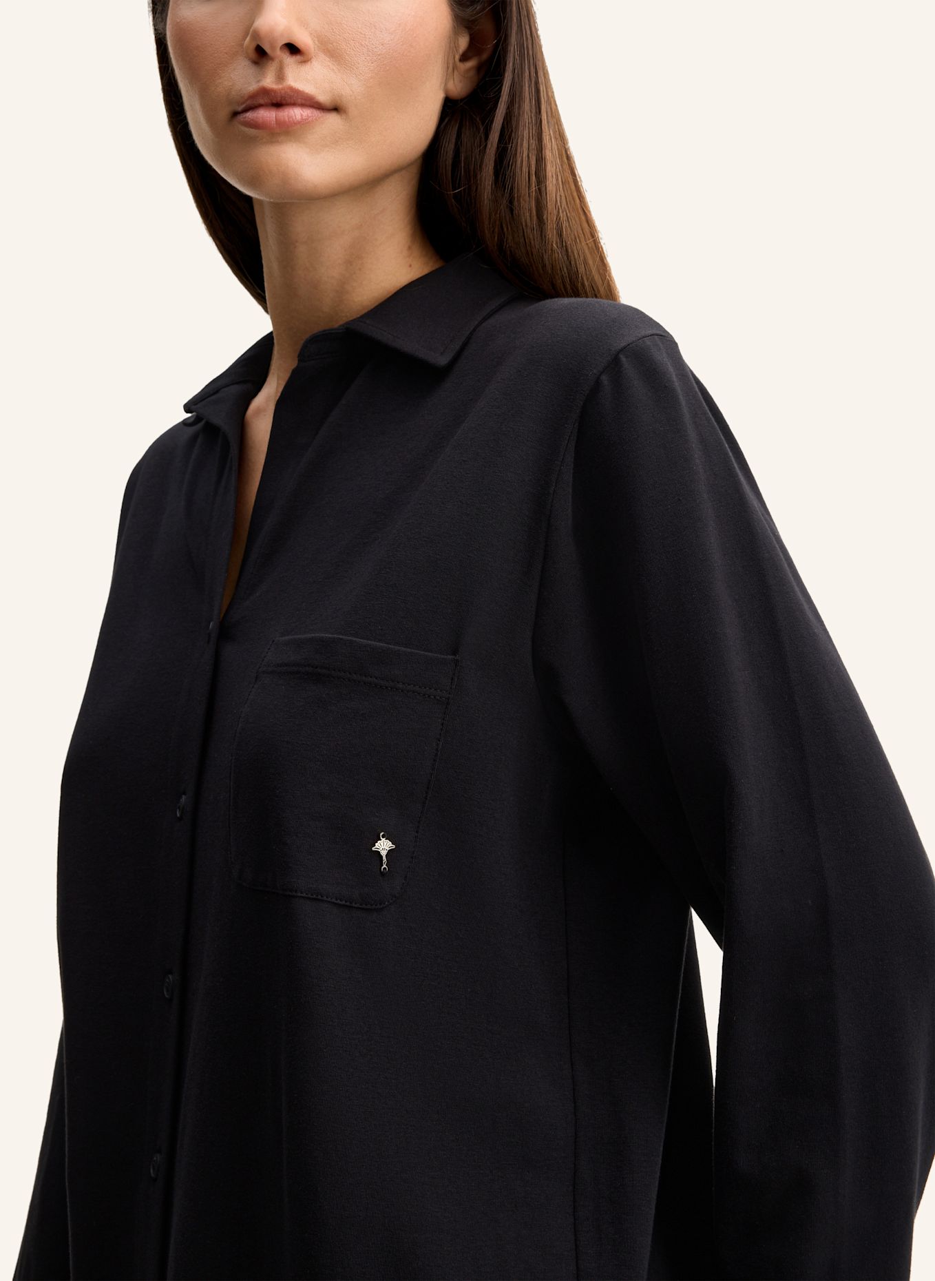JOOP! Loungewear Shirt: SCHWARZ