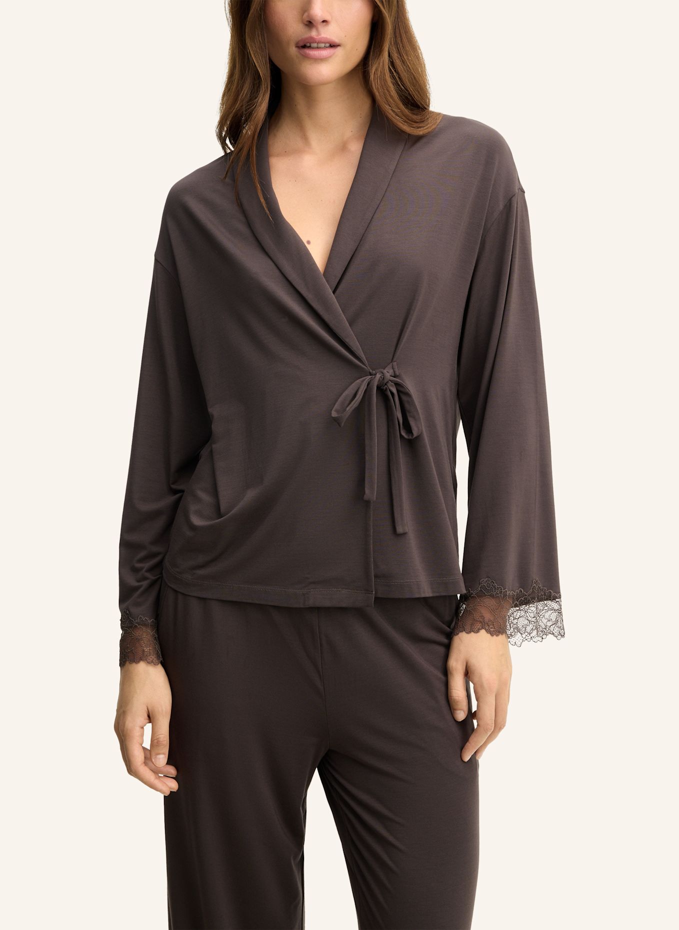 JOOP! Loungewear Cardigan: BRAUN