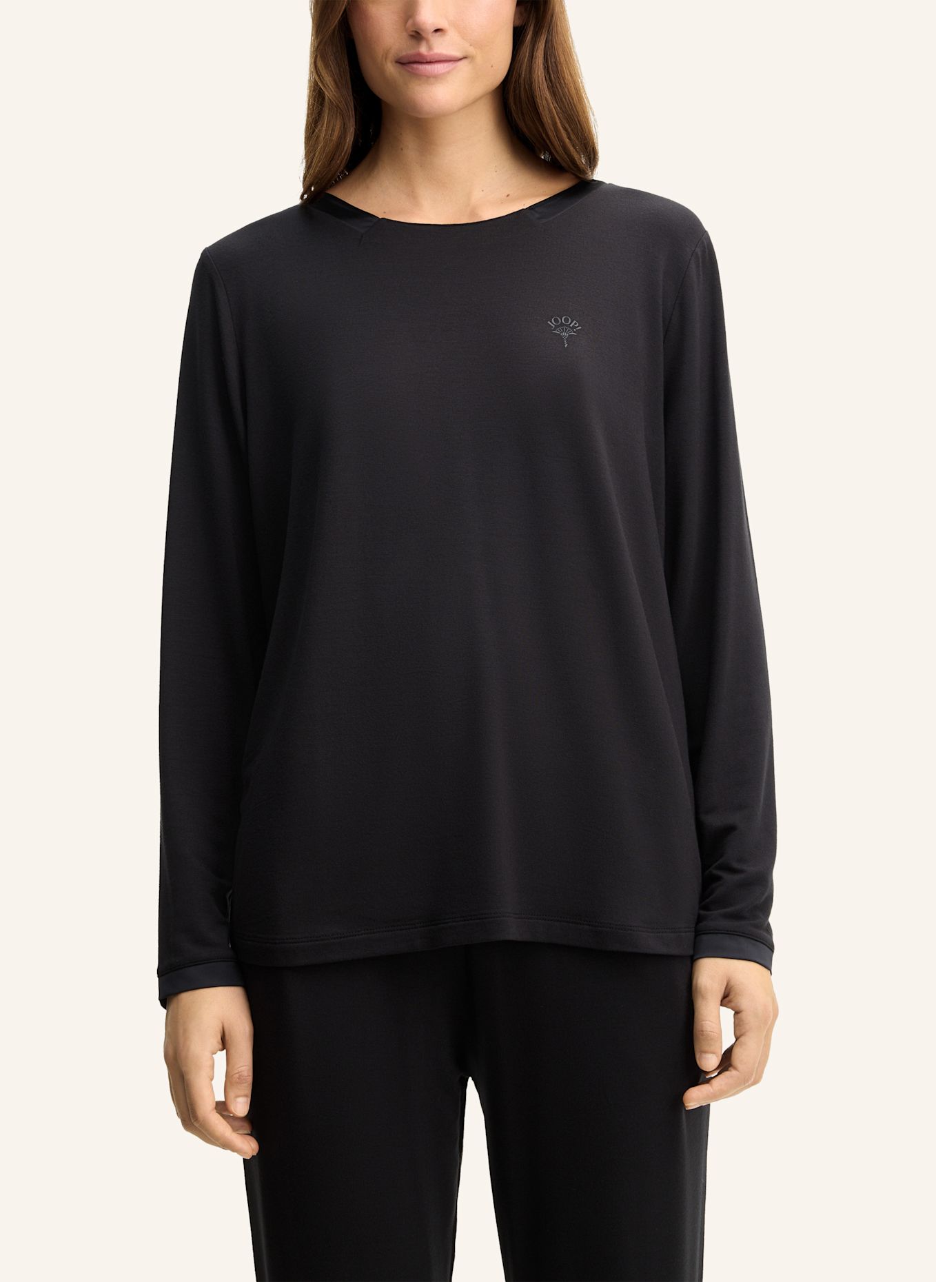 JOOP! Loungewear Shirt: SCHWARZ