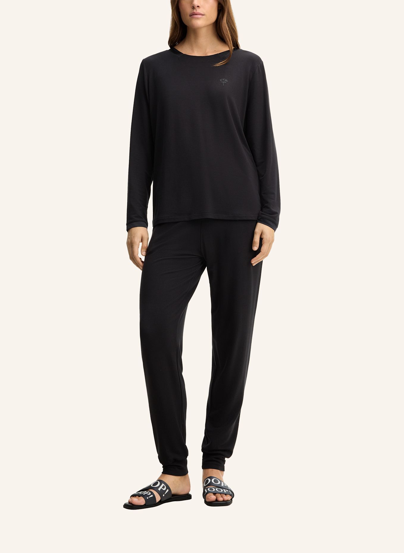 JOOP! Loungewear Shirt: SCHWARZ