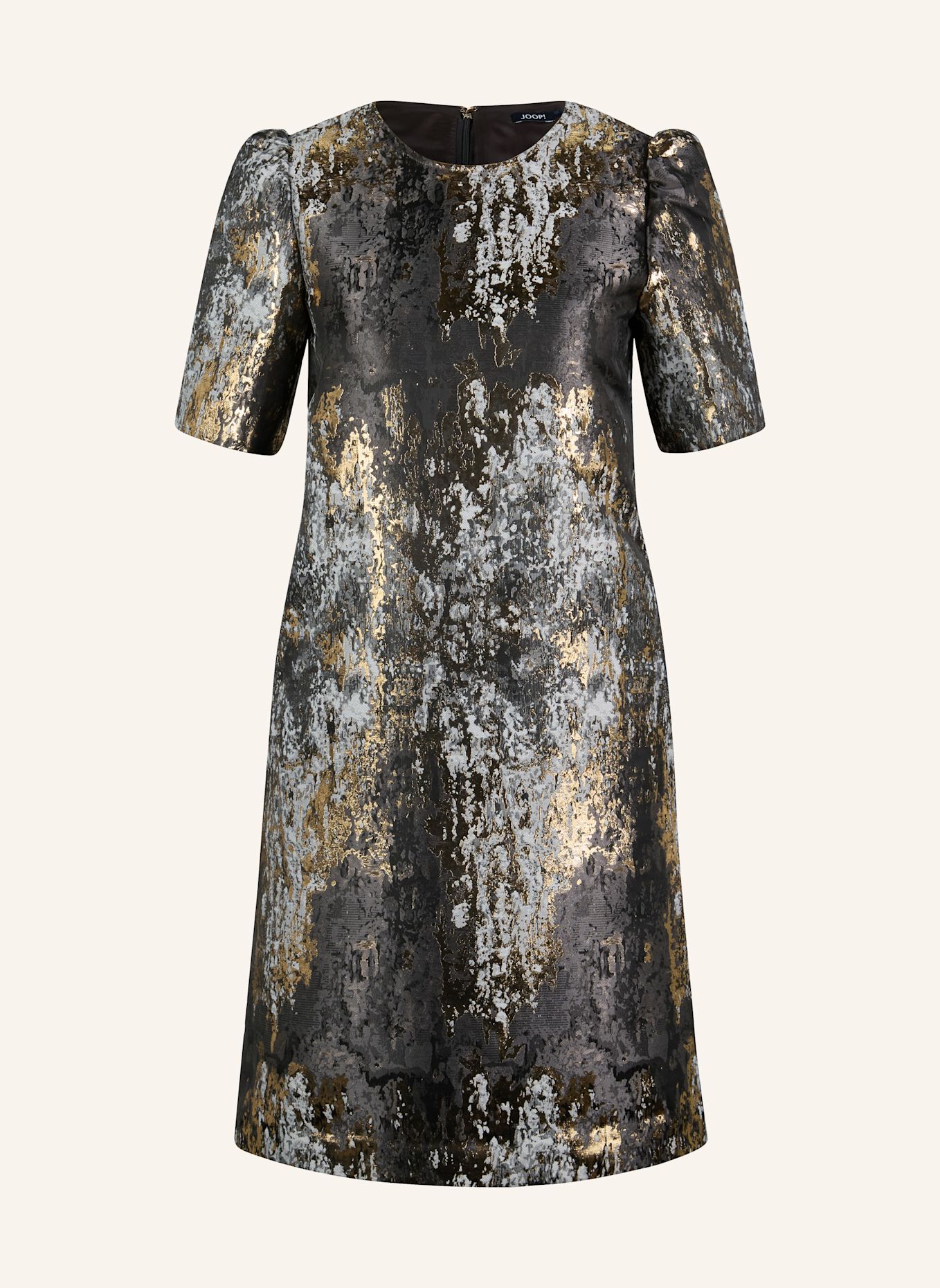 JOOP! Kleid: SCHWARZ / GOLD / SILBER