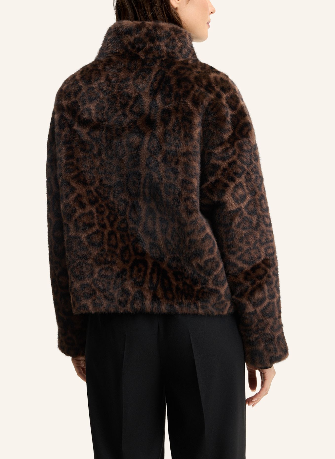 JOOP! Kunstfell-Jacke: DUNKELBRAUN