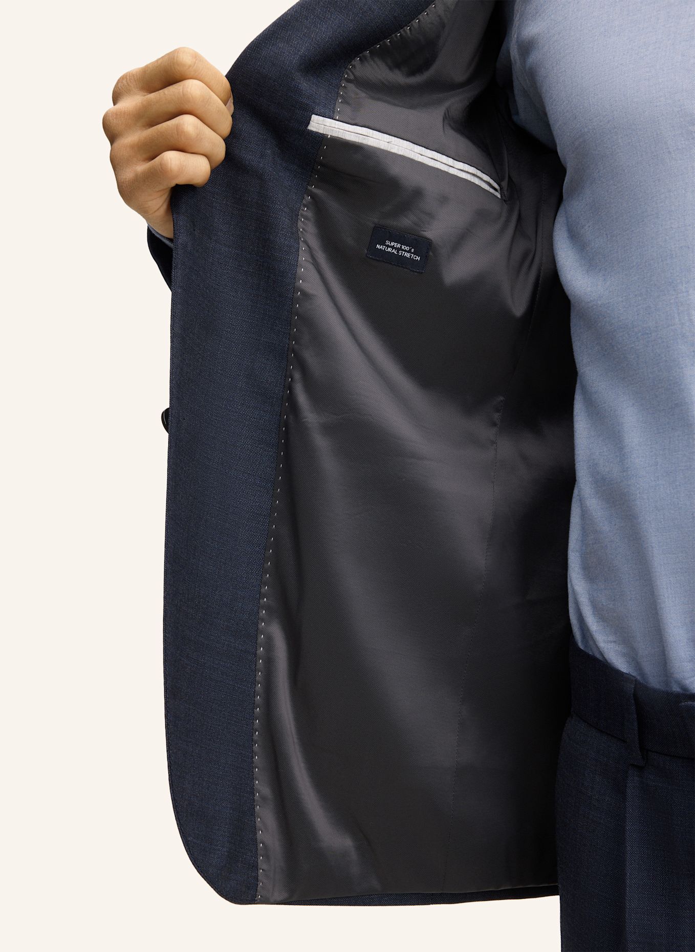 JOOP! Baukasten Sakko Regular Fit: DUNKELBLAU