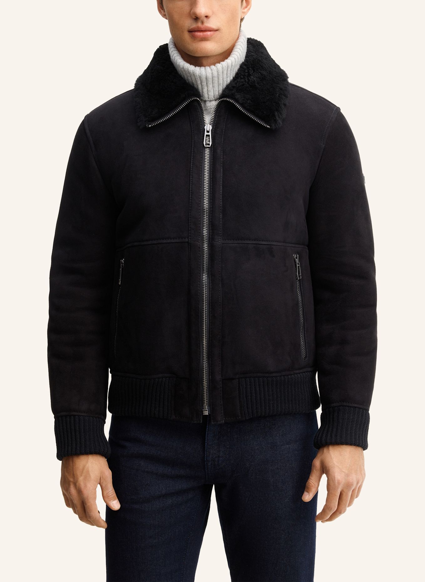 JOOP! Lederjacke: SCHWARZ