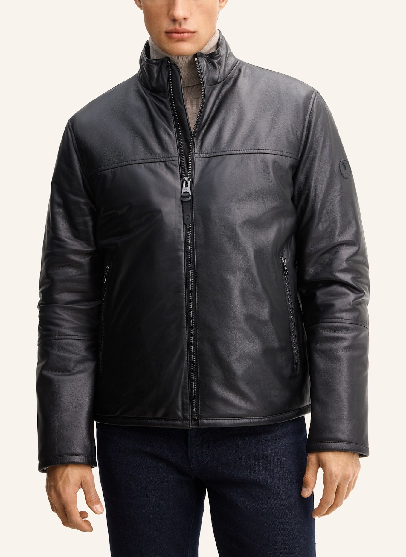JOOP! Lederjacke: SCHWARZ