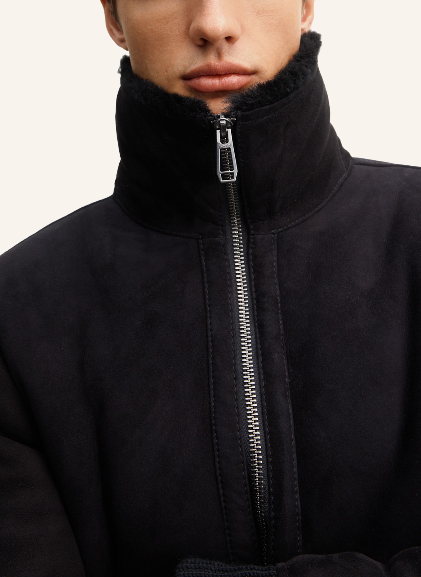 JOOP! Lederjacke: SCHWARZ