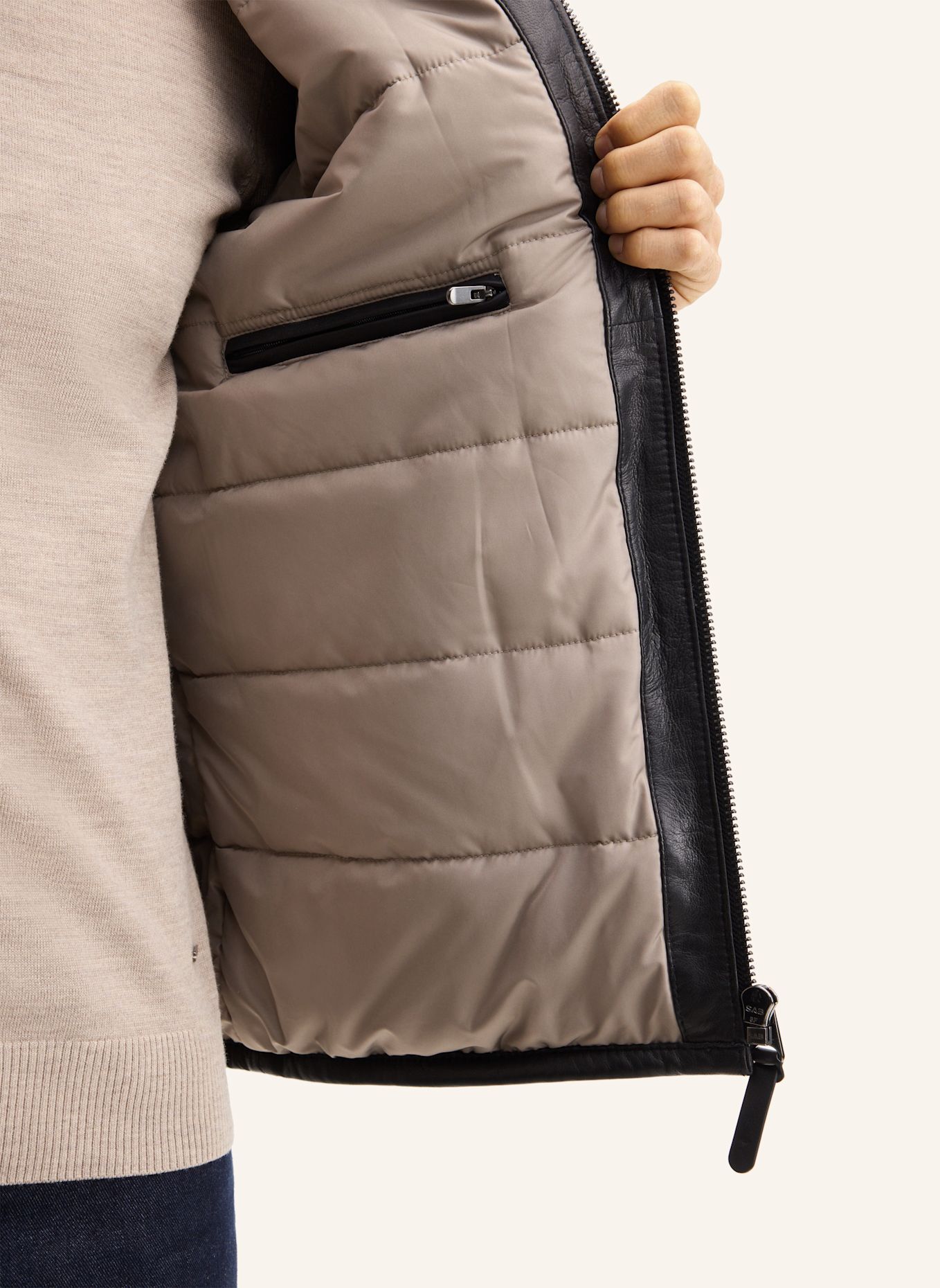 JOOP! Lederjacke: SCHWARZ