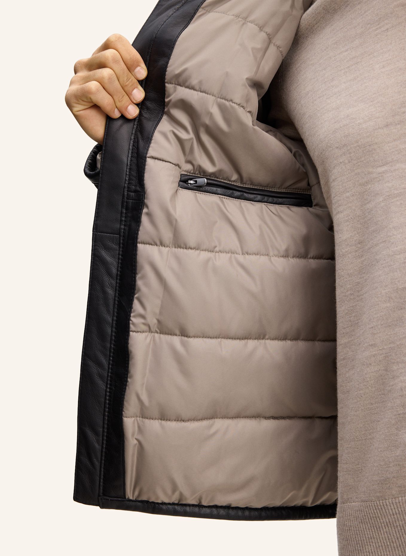 JOOP! Lederjacke: SCHWARZ