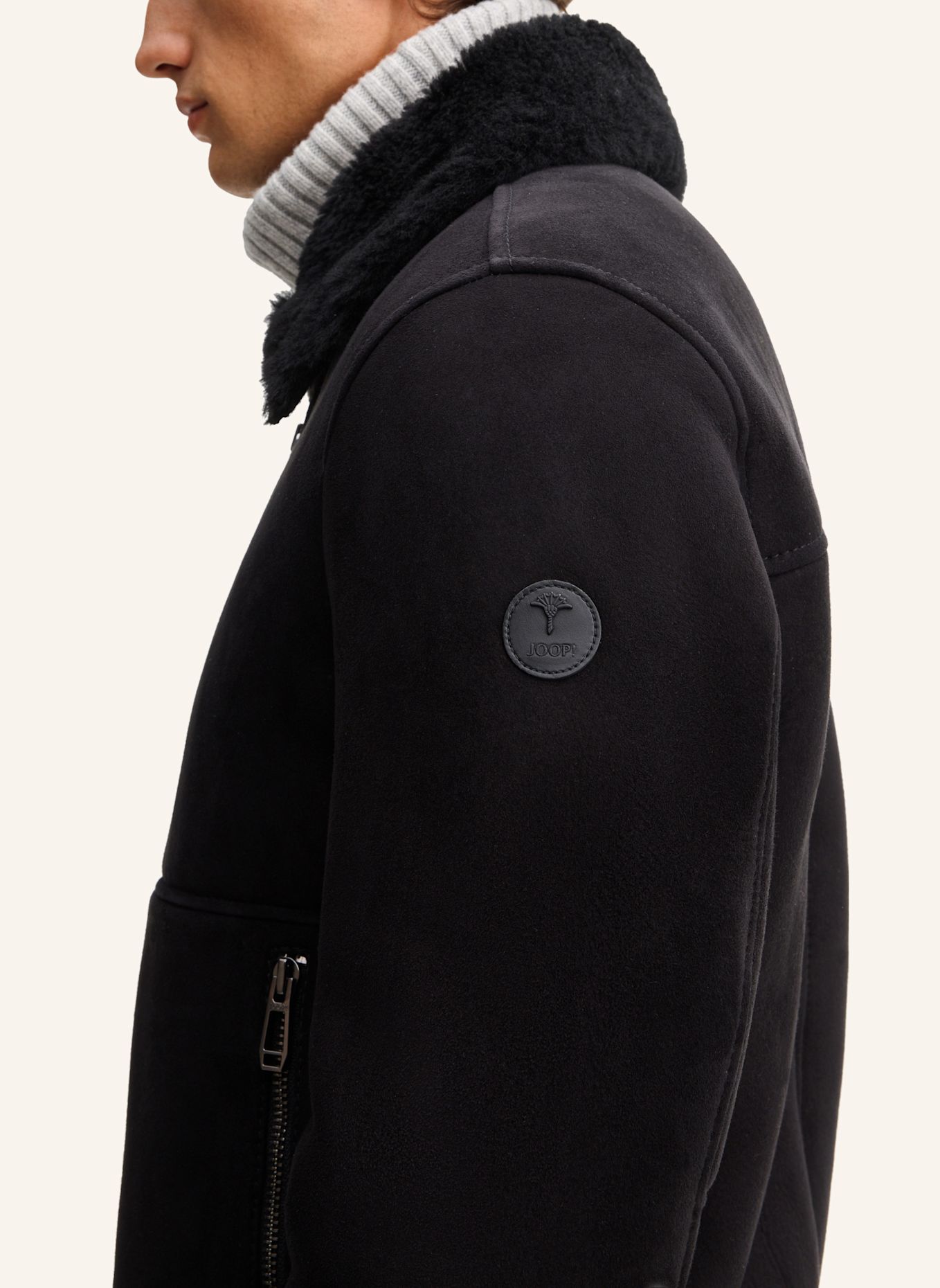 JOOP! Lederjacke: SCHWARZ
