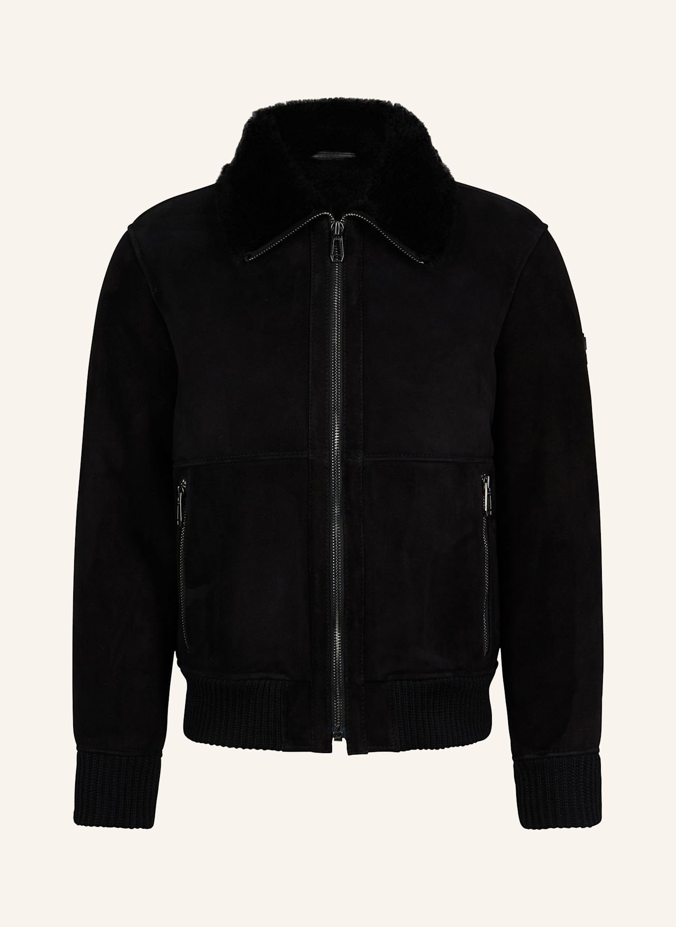 JOOP! Lederjacke: SCHWARZ