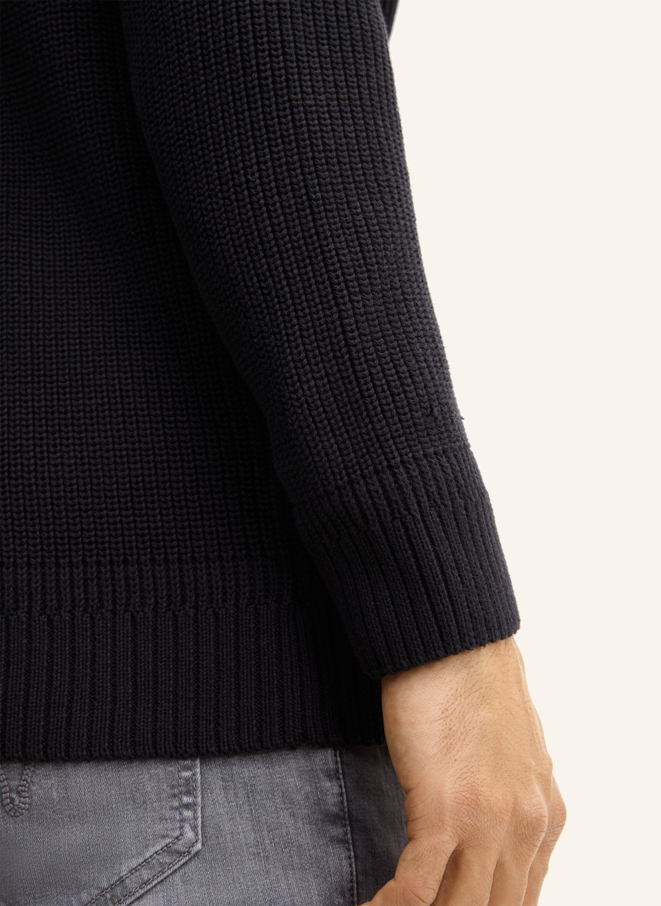 JOOP! JEANS Strickjacke: SCHWARZ