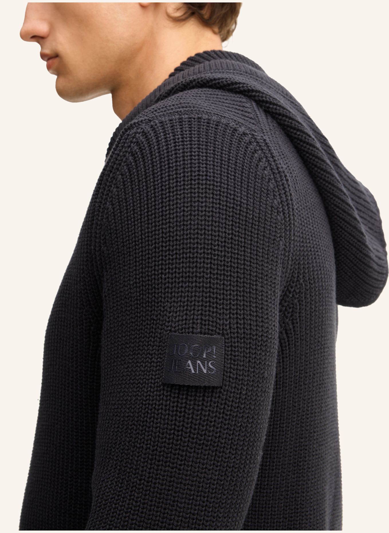 JOOP! JEANS Strickjacke: SCHWARZ