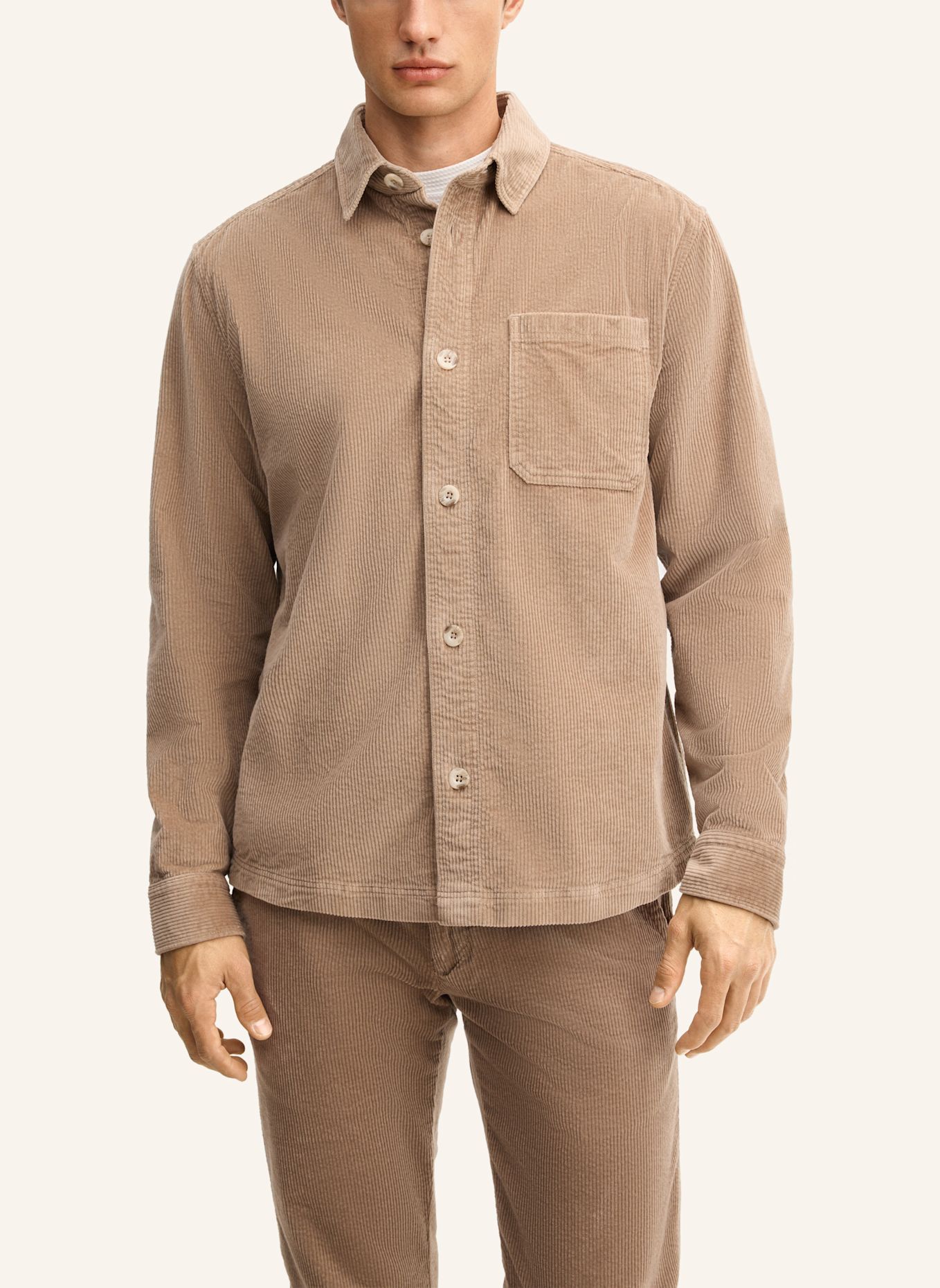 JOOP! JEANS Cord-Overshirt HARVI: BRAUN