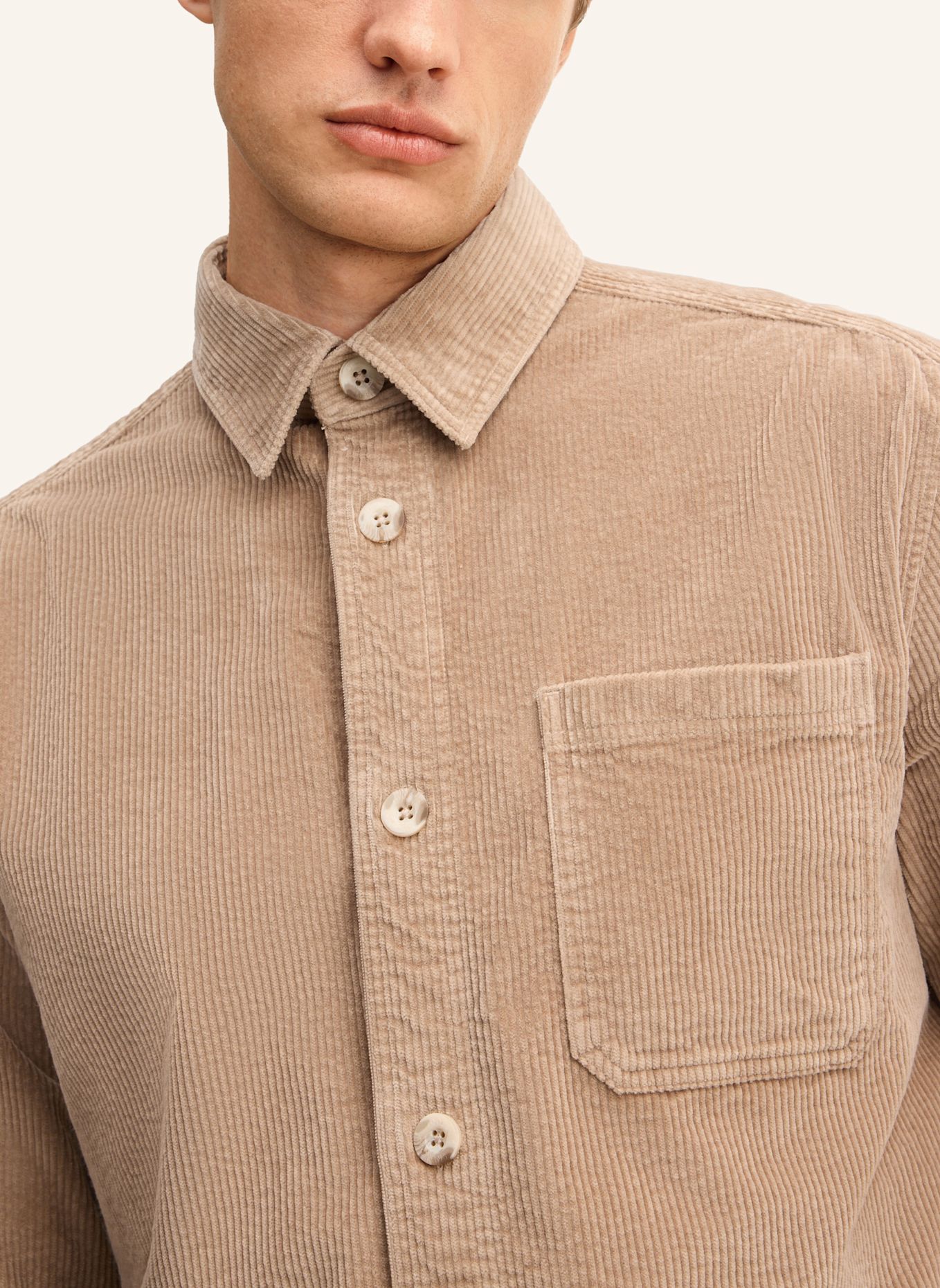 JOOP! JEANS Cord-Overshirt HARVI: BRAUN